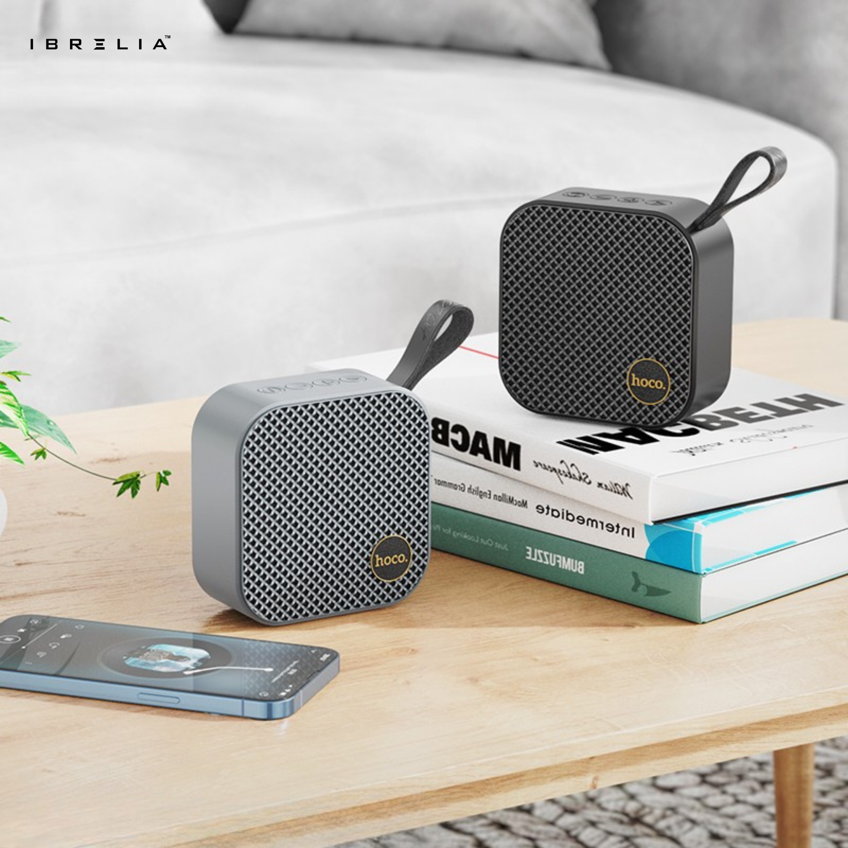 HOCO HC22 Auspicious Mini BT Speaker | TWS Wireless Stereo | 5W Powerful Sound | 4-Hour Playtime | IBRELIA™