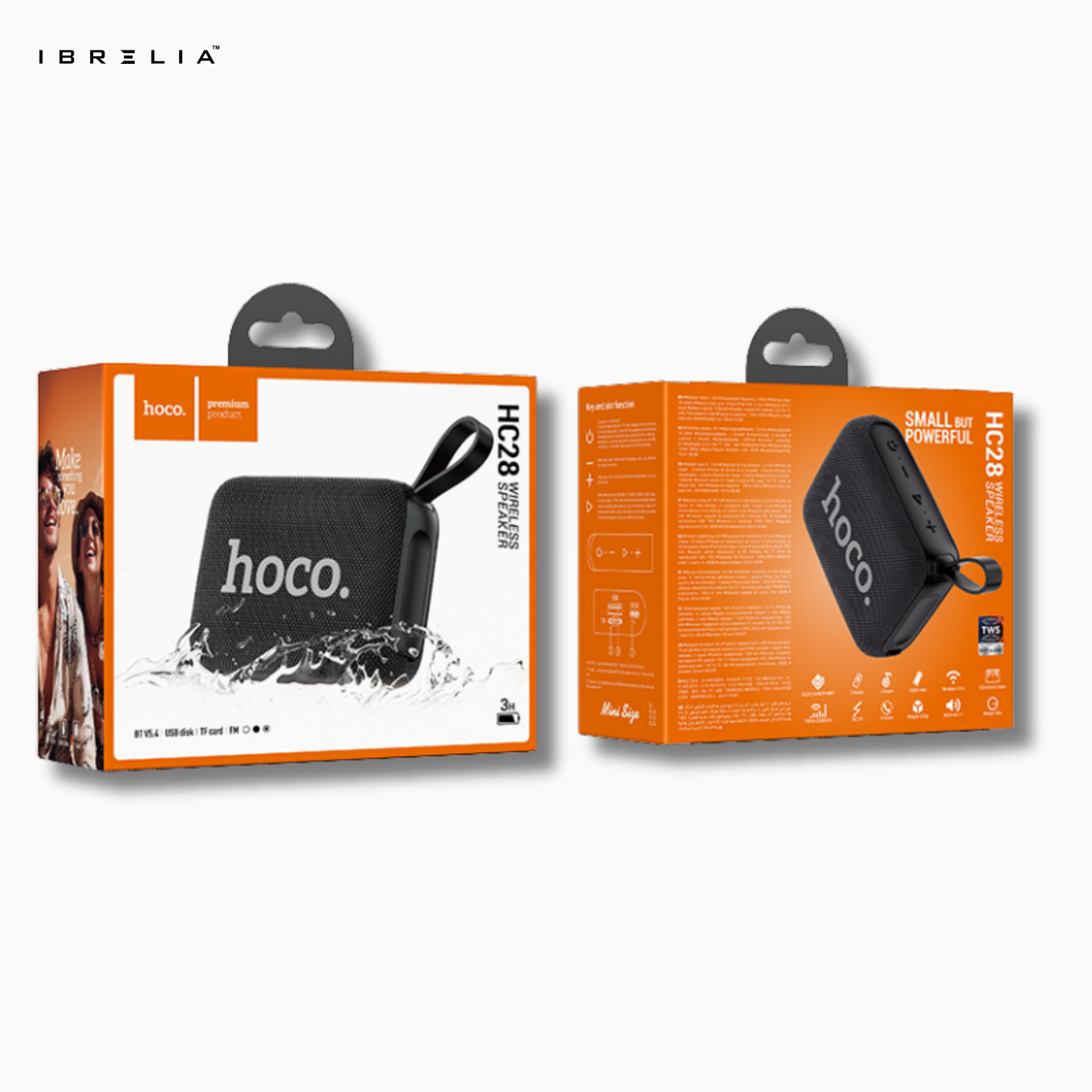 HOCO HC28 Melody Sports Bluetooth Speaker | 8W Powerful Sound | Waterproof Design | Portable Wireless Speaker | IBRELIA™ IBRELIA
