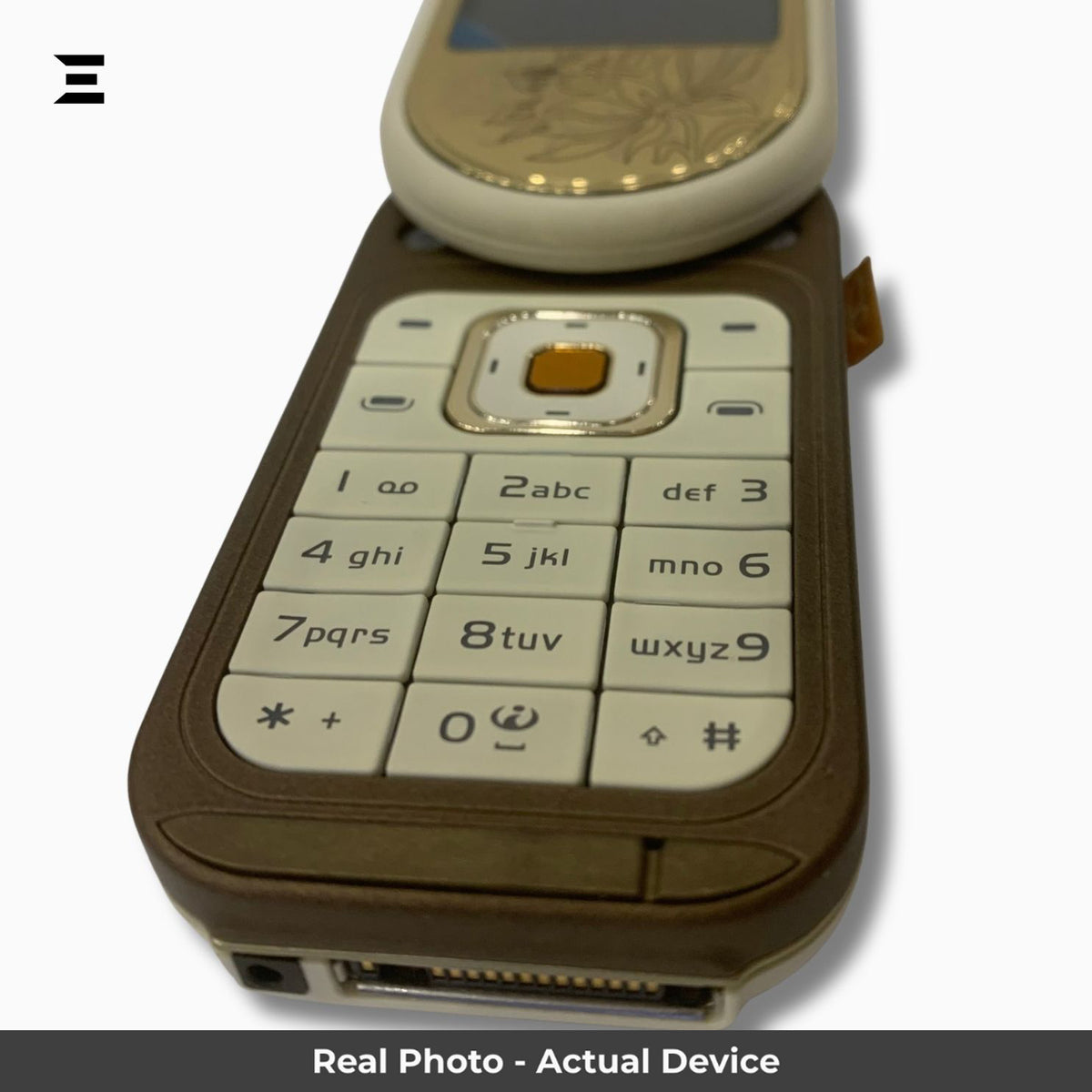 Nokia 7373 | Gold Floral | Brand New | PTA Approved