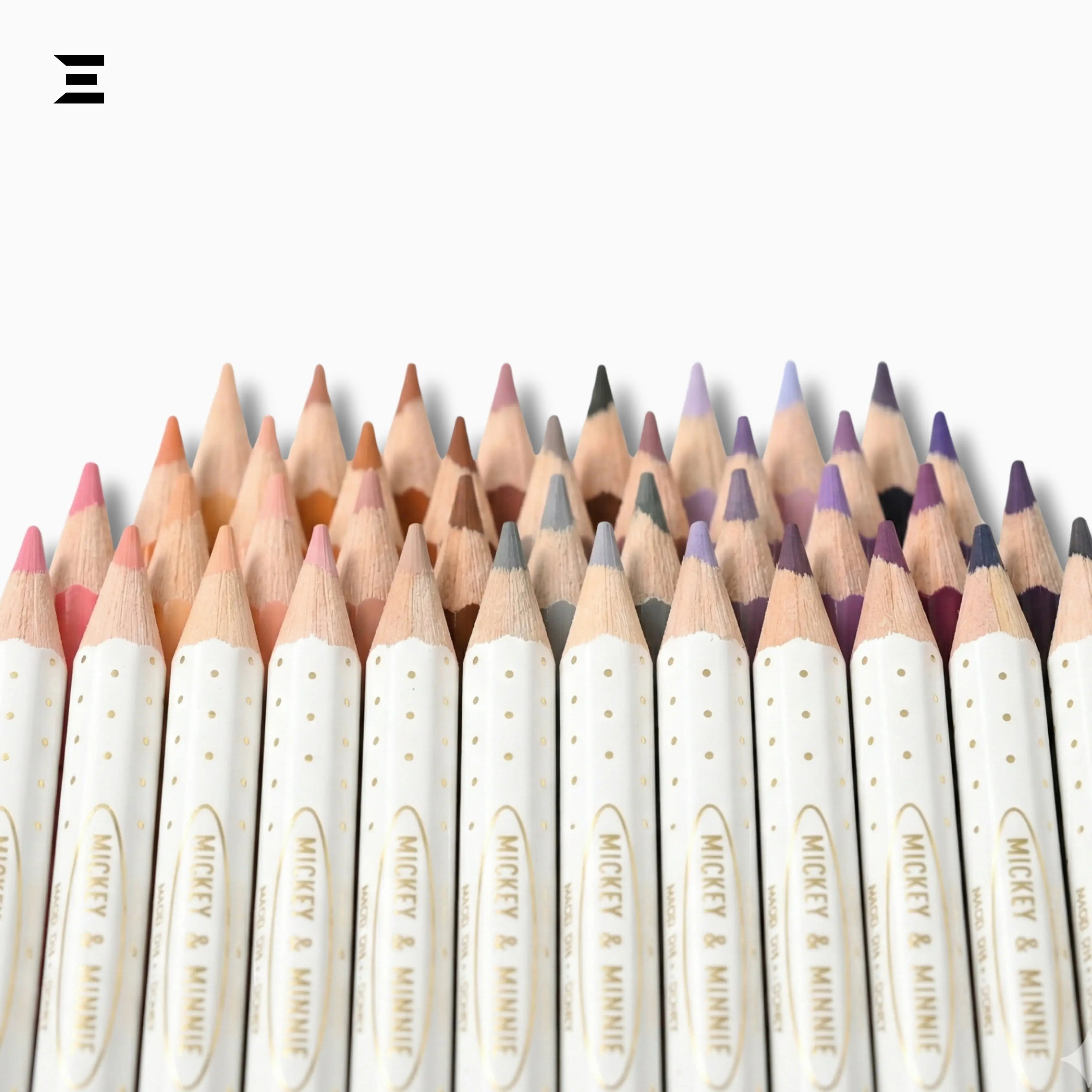 Disney Mickey Mouse Colored Pencils Set (24 Colors) | Premium Wooden Coloring Pencils | Kids Drawing Set | IBRELIA™ IBRELIA