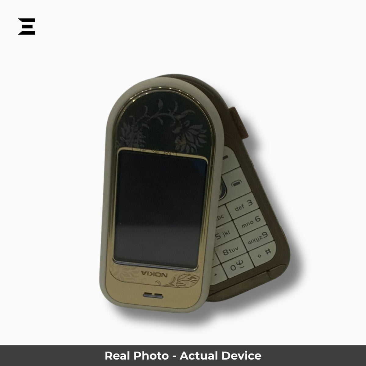 Nokia 7373 | Gold Floral | Brand New | PTA Approved