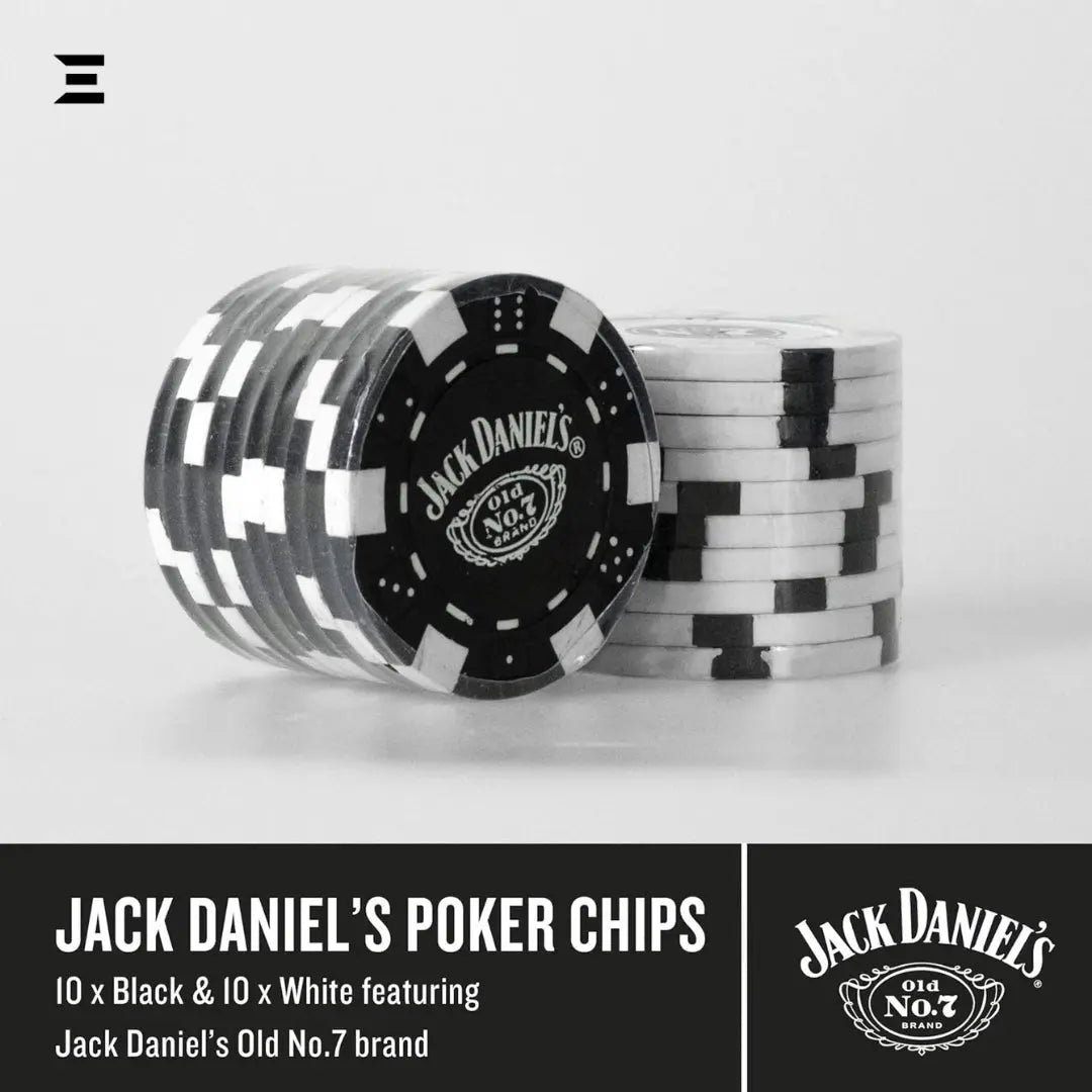 Jack Daniel’s Poker Night Gift Set – Tumbler, Chips & Playing Cards IBRELIA