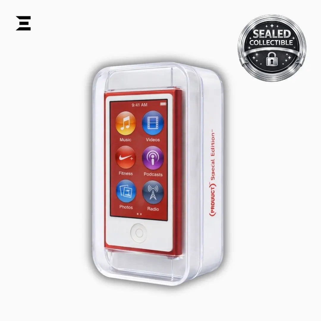 Apple iPod Nano (Brand New Sealed) – Retro Classic Music Player Collectible - Red IBRELIA