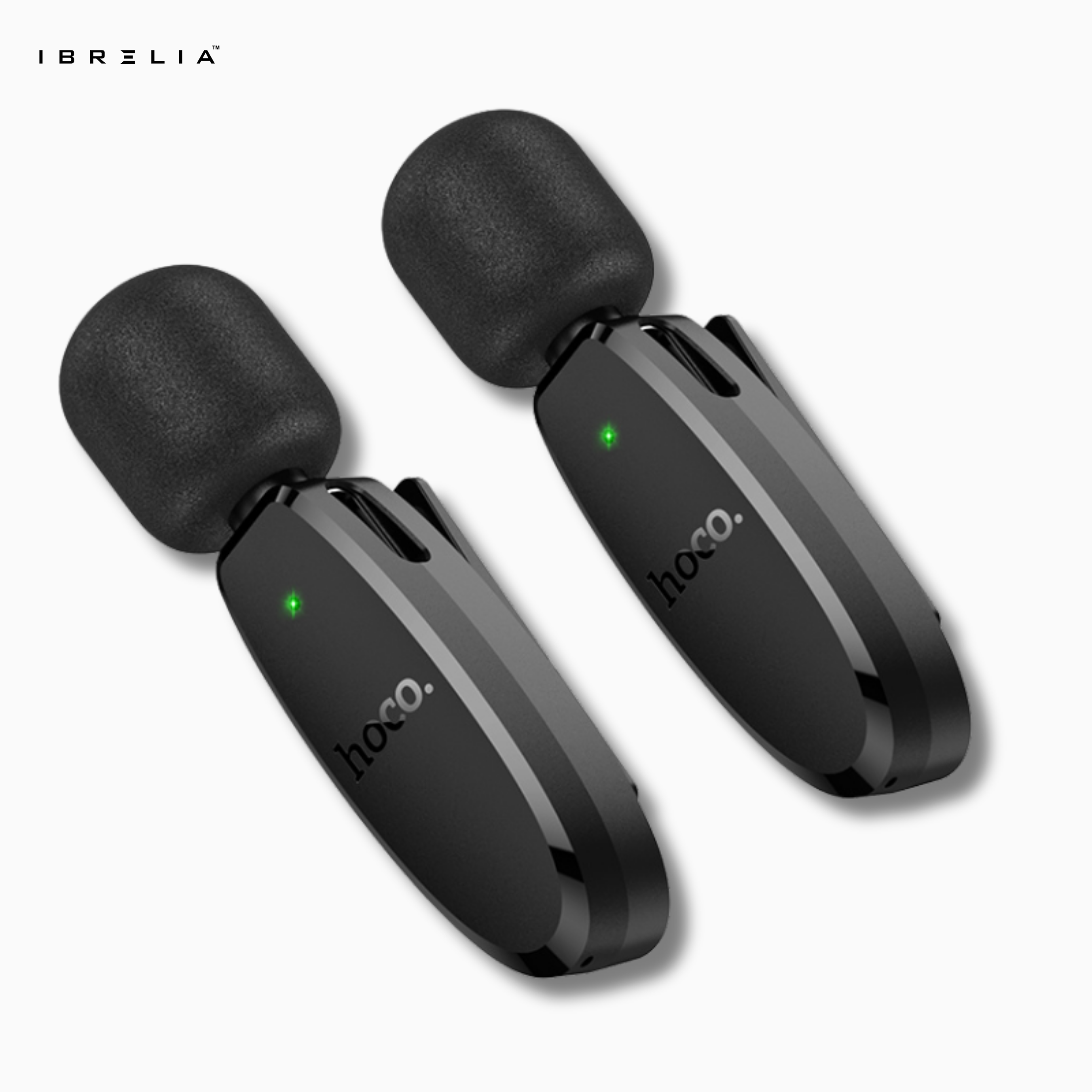 HOCO L15 Dual-Mic Wireless Digital Microphone (Type-C + Lightning 2-in-1 Receiver) | IBRELIA™