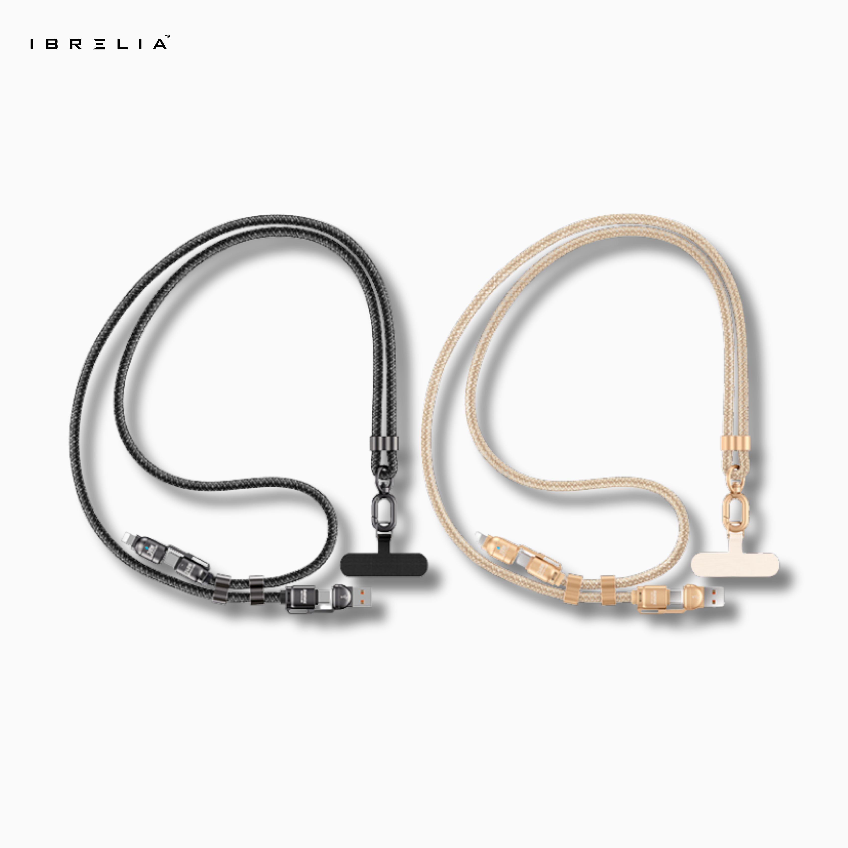 REMAX C7 Vanguard 240W 4-in-1 Lanyard Fast Charging Cable | A+C to C+L | 1.5M Zinc Alloy Braided | IBRELIA™ IBRELIA