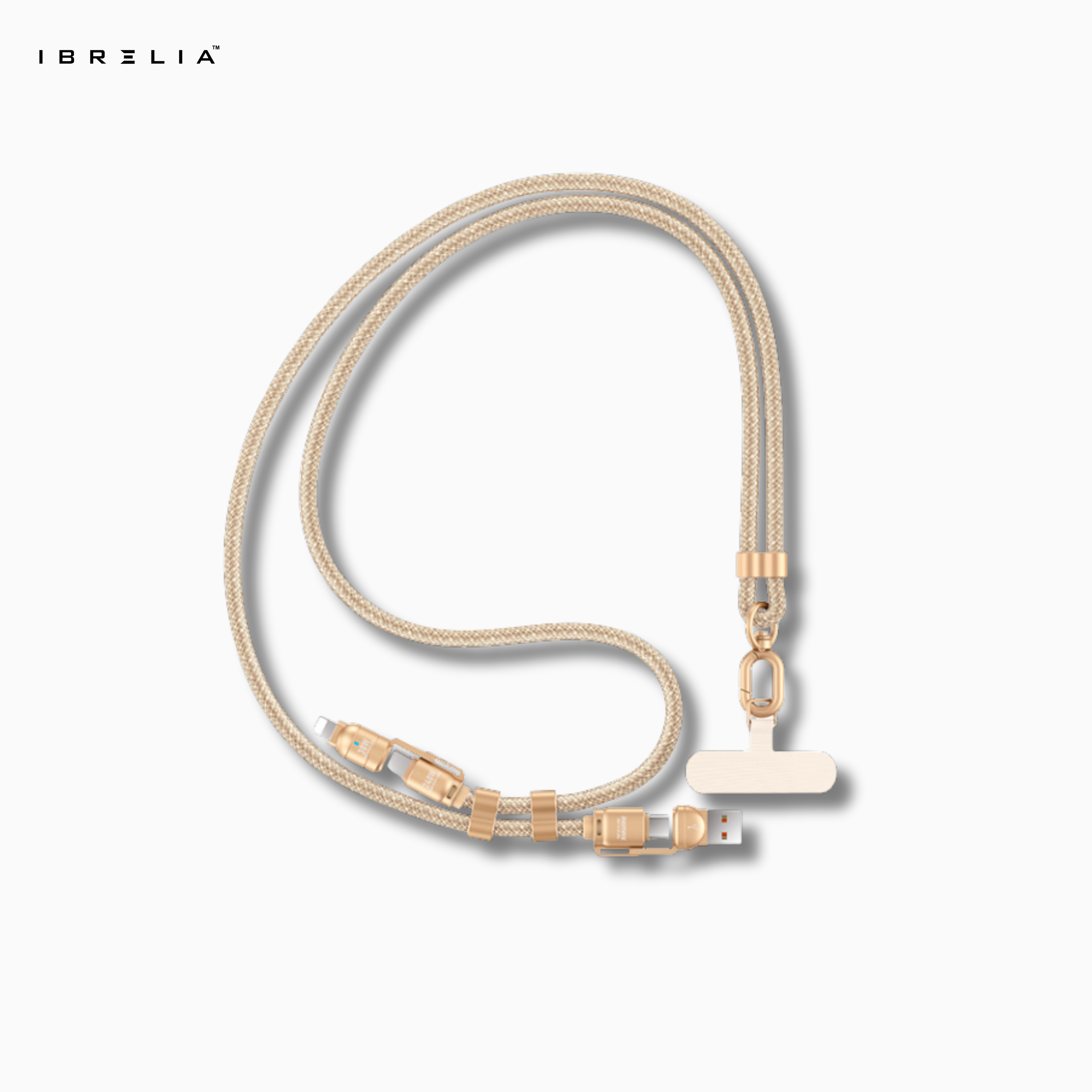 REMAX C7 Vanguard 240W 4-in-1 Lanyard Fast Charging Cable | A+C to C+L | 1.5M Zinc Alloy Braided | IBRELIA™ IBRELIA