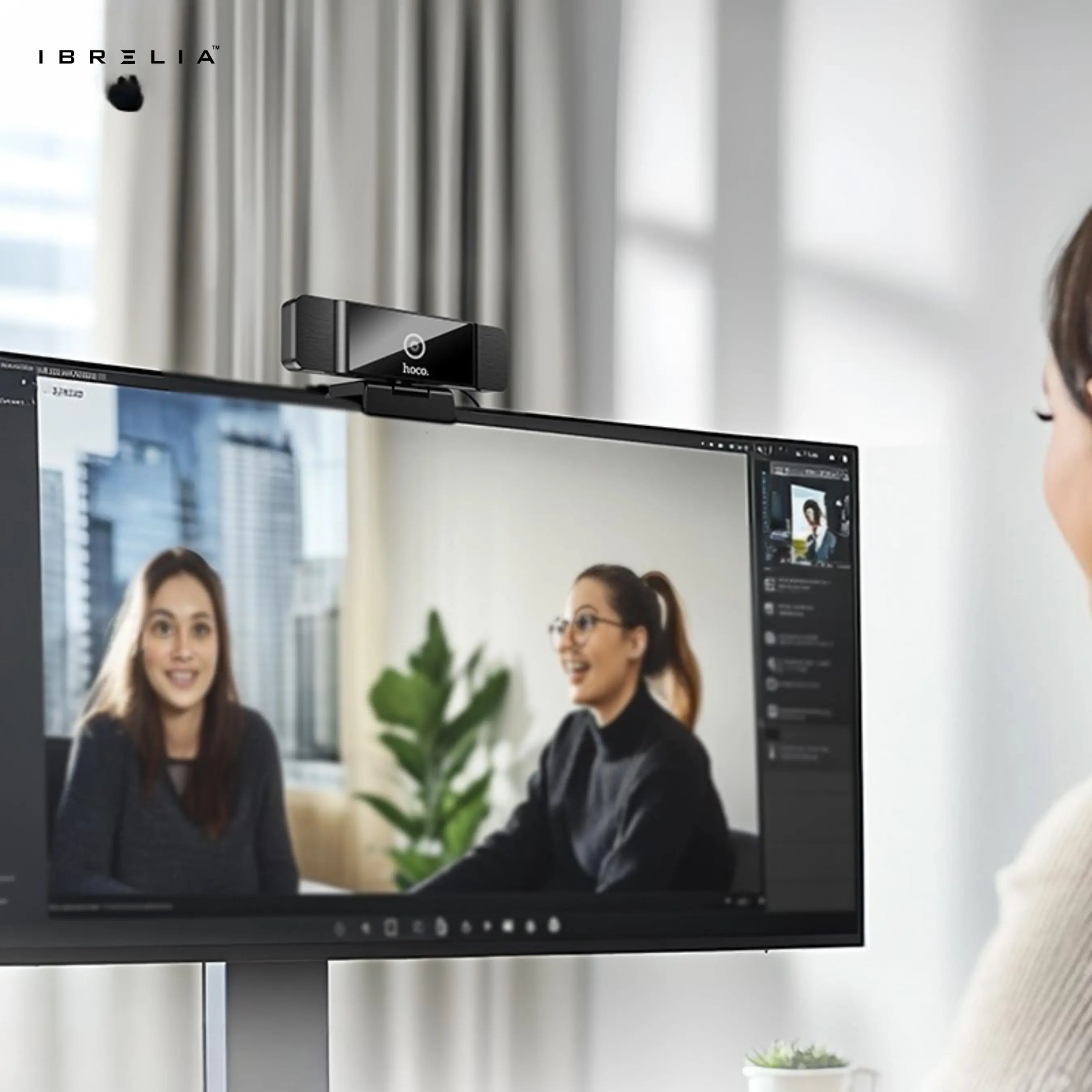 HOCO D100 1080P HD Computer Webcam – Built-in Microphone | IBRELIA™ IBRELIA