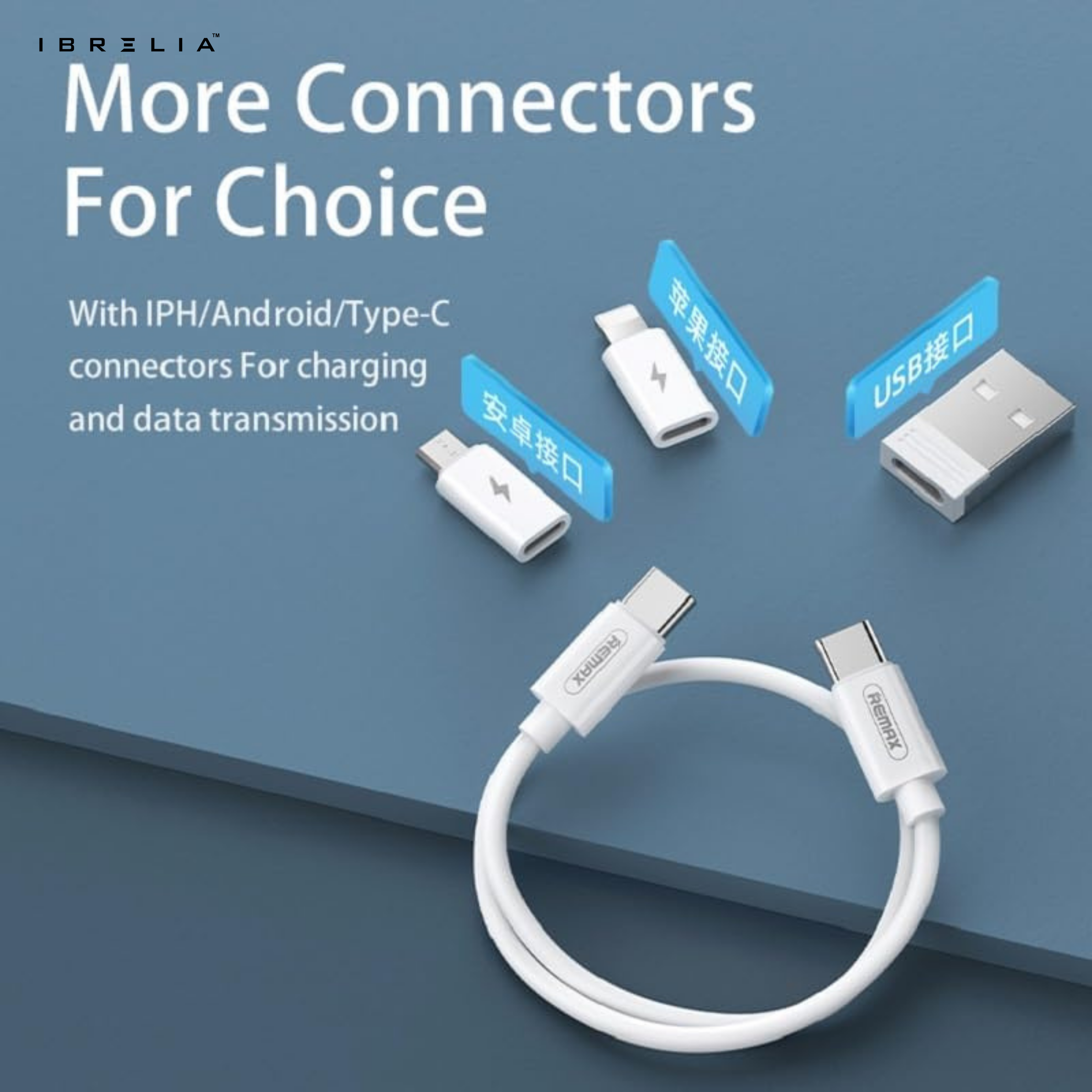 REMAX Wanbo 60W Fast Charging Cable Set RC-190 | Multi-Connector Data Cable Kit | IBRELIA™ IBRELIA