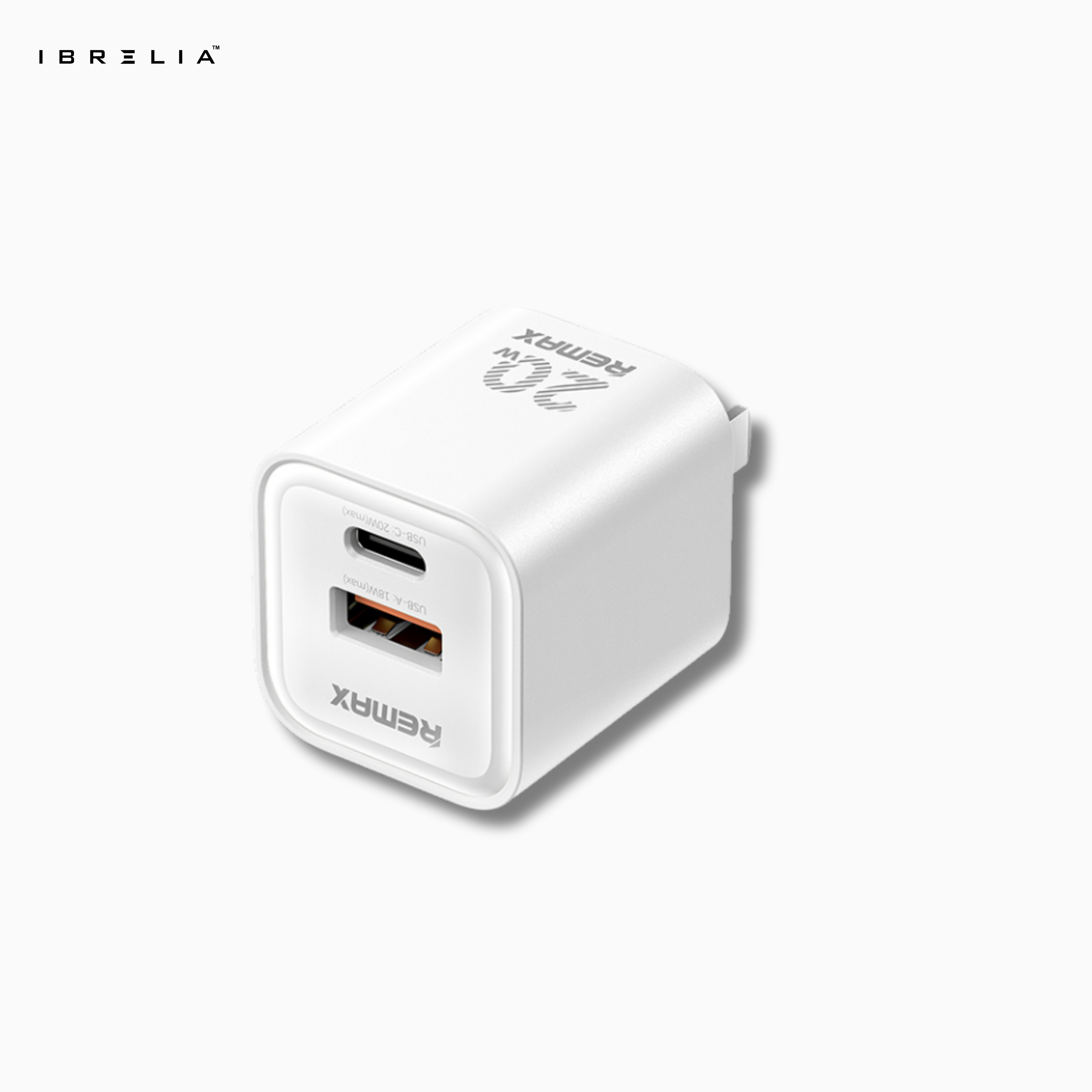 REMAX Kings Series 20W A+C Fast Charger RP-U8 | Dual Port Wall Charger | IBRELIA™ IBRELIA