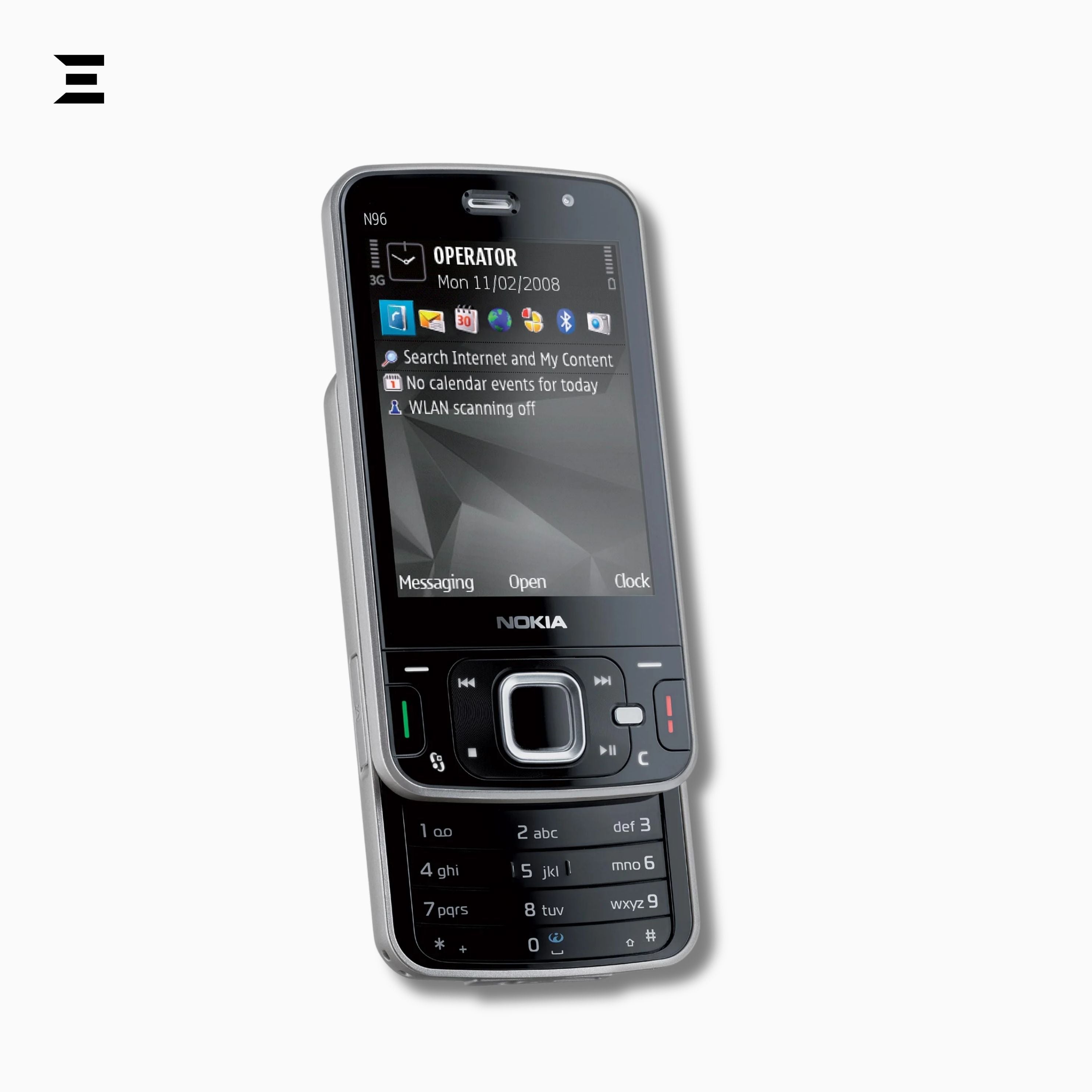 Nokia N96 8GB Black (Brand New – Only Phone) | Original Nokia Nseries Dual-Slider | Rare Collector’s Mobile