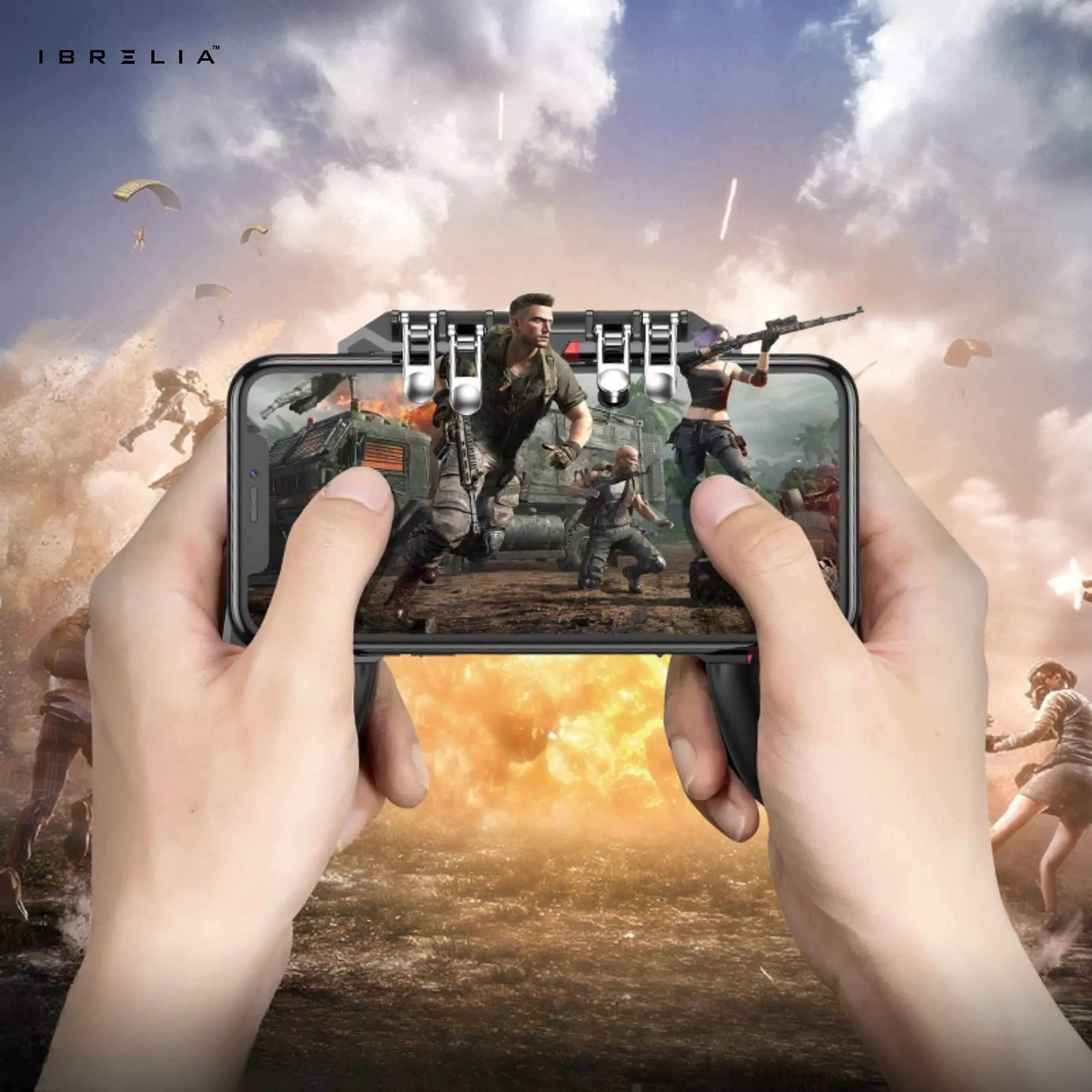 HOCO GM7 Six-Finger Mobile Gaming Controller | IBRELIA™ IBRELIA