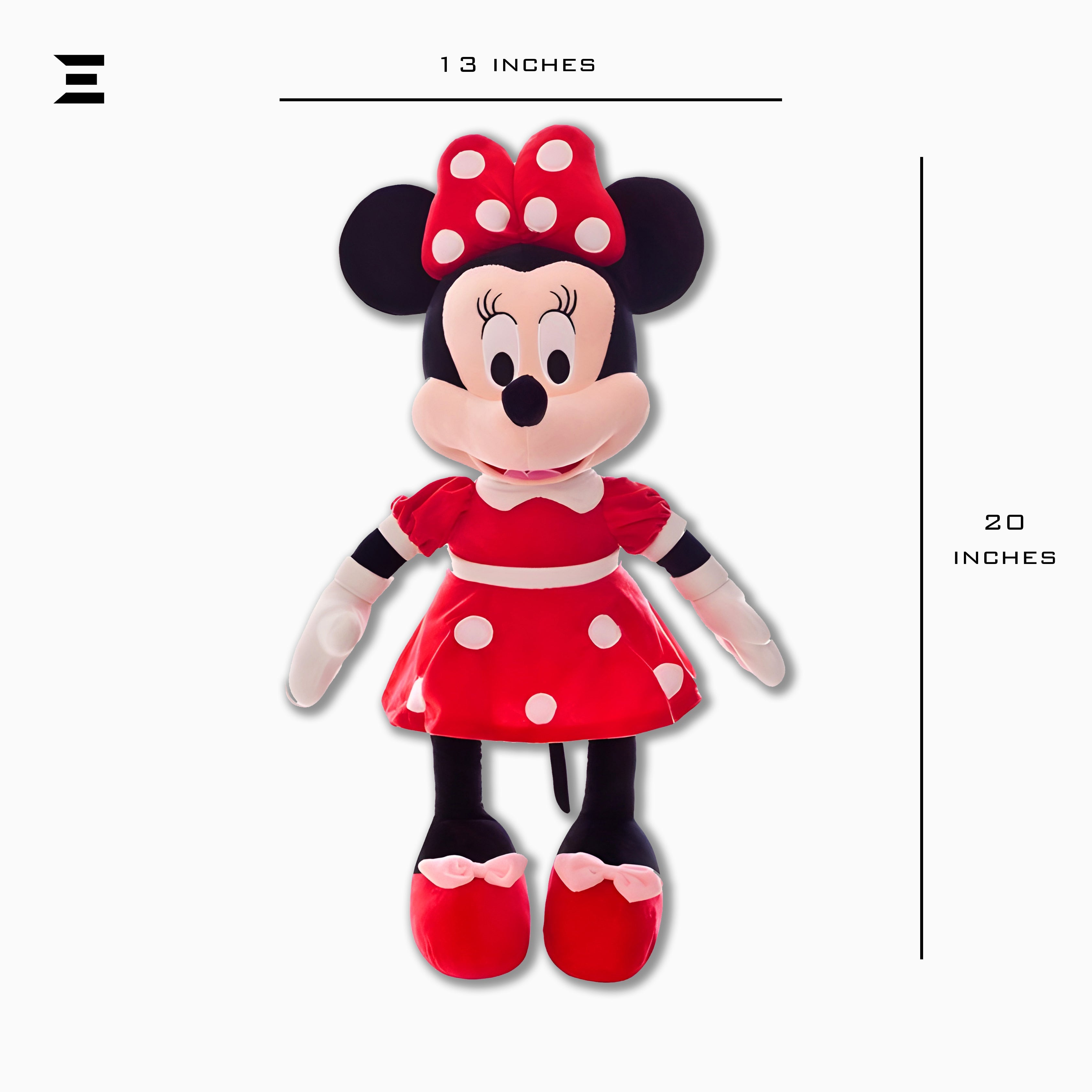 Minnie Mouse Plush Soft Toy 20 Inch Large Cartoon Cushion Doll | Kids Collectible Toy | IBRELIA™ IBRELIA