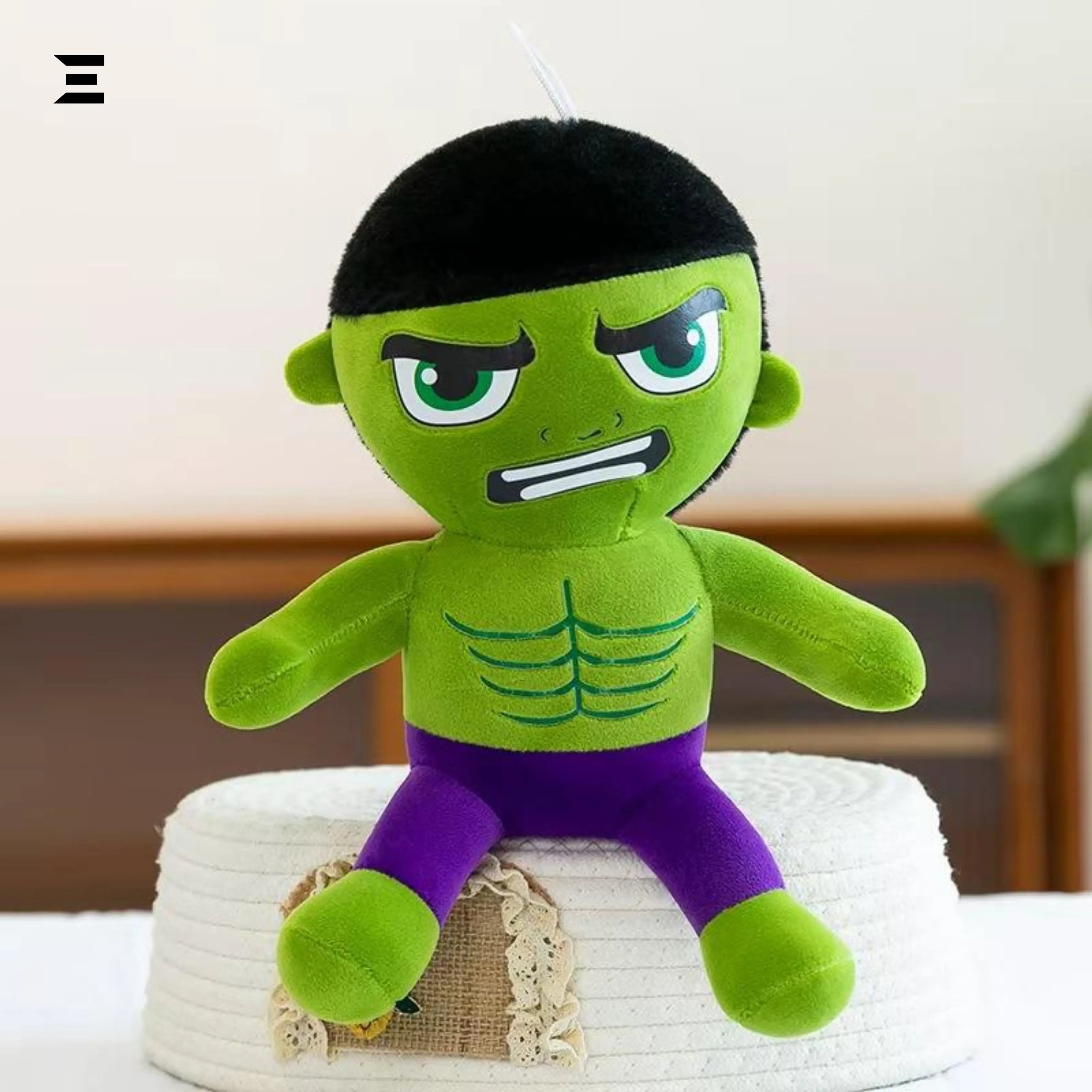 Hulk Plush Soft Toy 12 Inch Superhero Cushion Doll | Kids Collectible Toy | IBRELIA™ IBRELIA