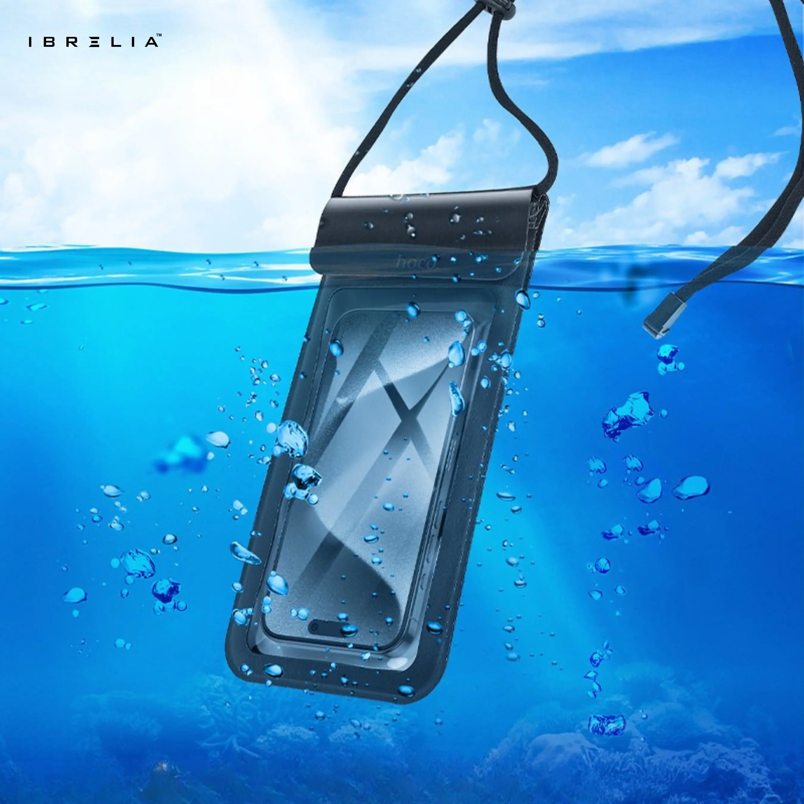 HOCO HX53 – IP68 Waterproof Touch-Control Phone Pouch | IBRELIA™ IBRELIA