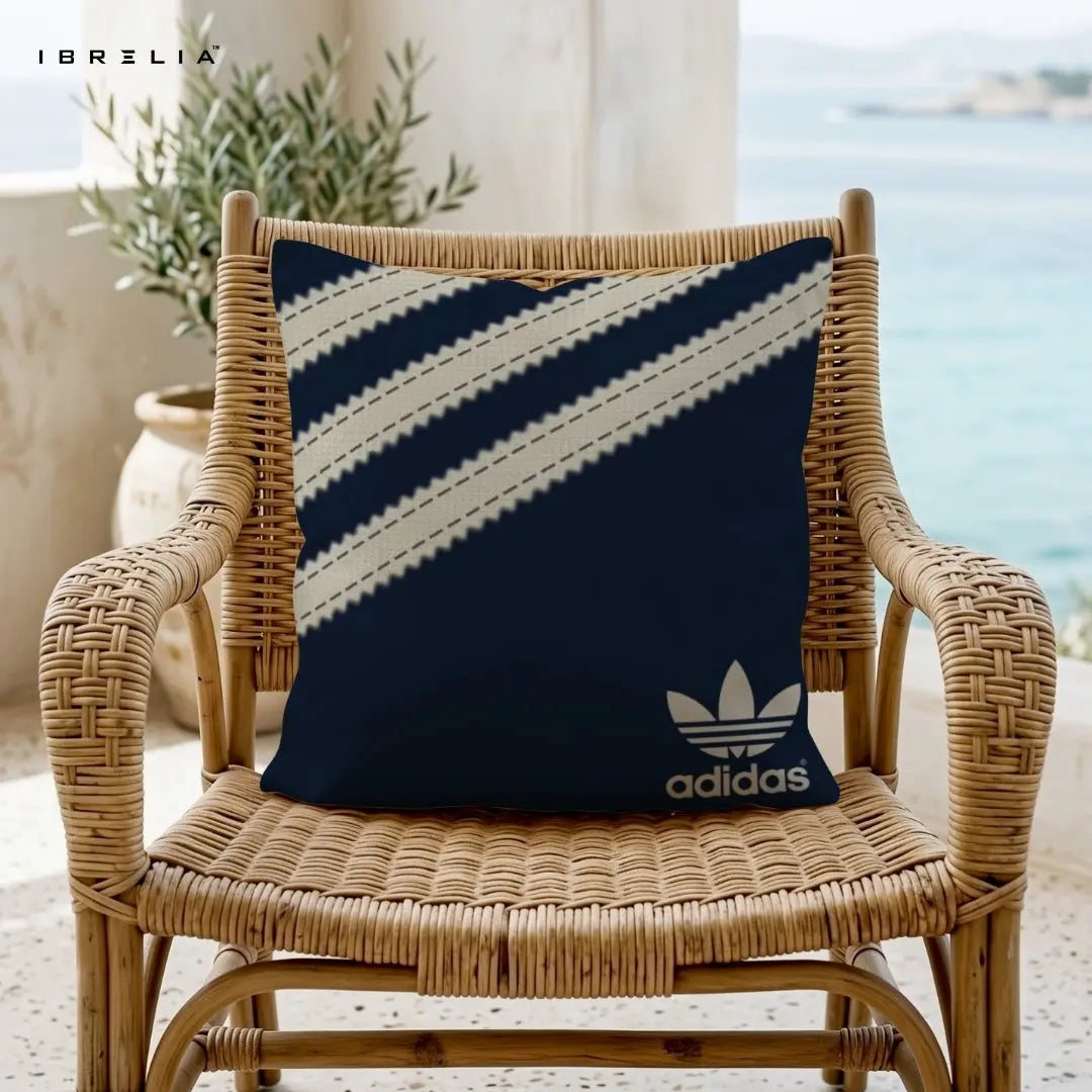 Adidas Cushion 15x15 Inch | Minimal Sports Style Pillow | IBRELIA™ IBRELIA