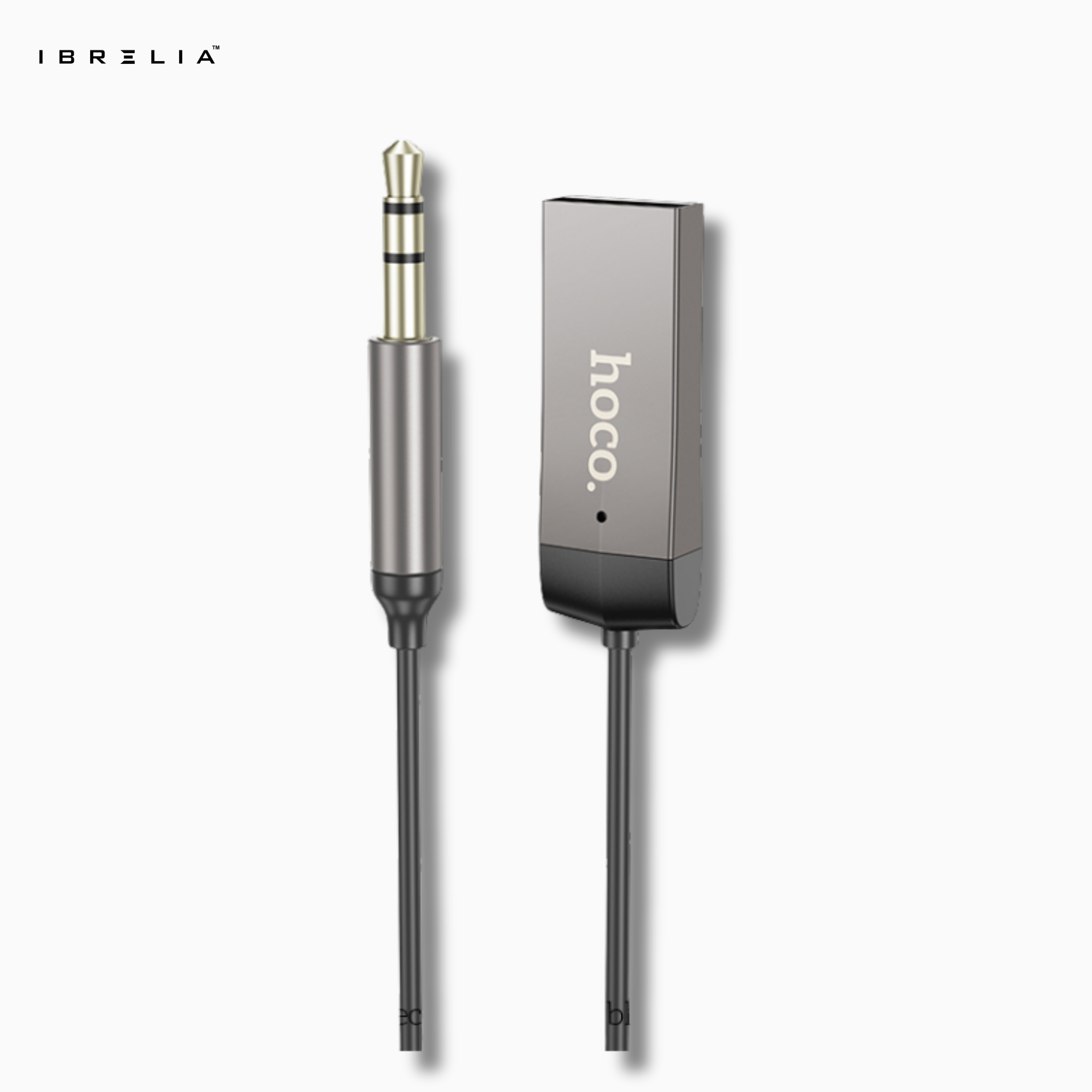 HOCO E78 In-Car Bluetooth AUX Audio Receiver – USB Powered Wireless Adapter | IBRELIA™
