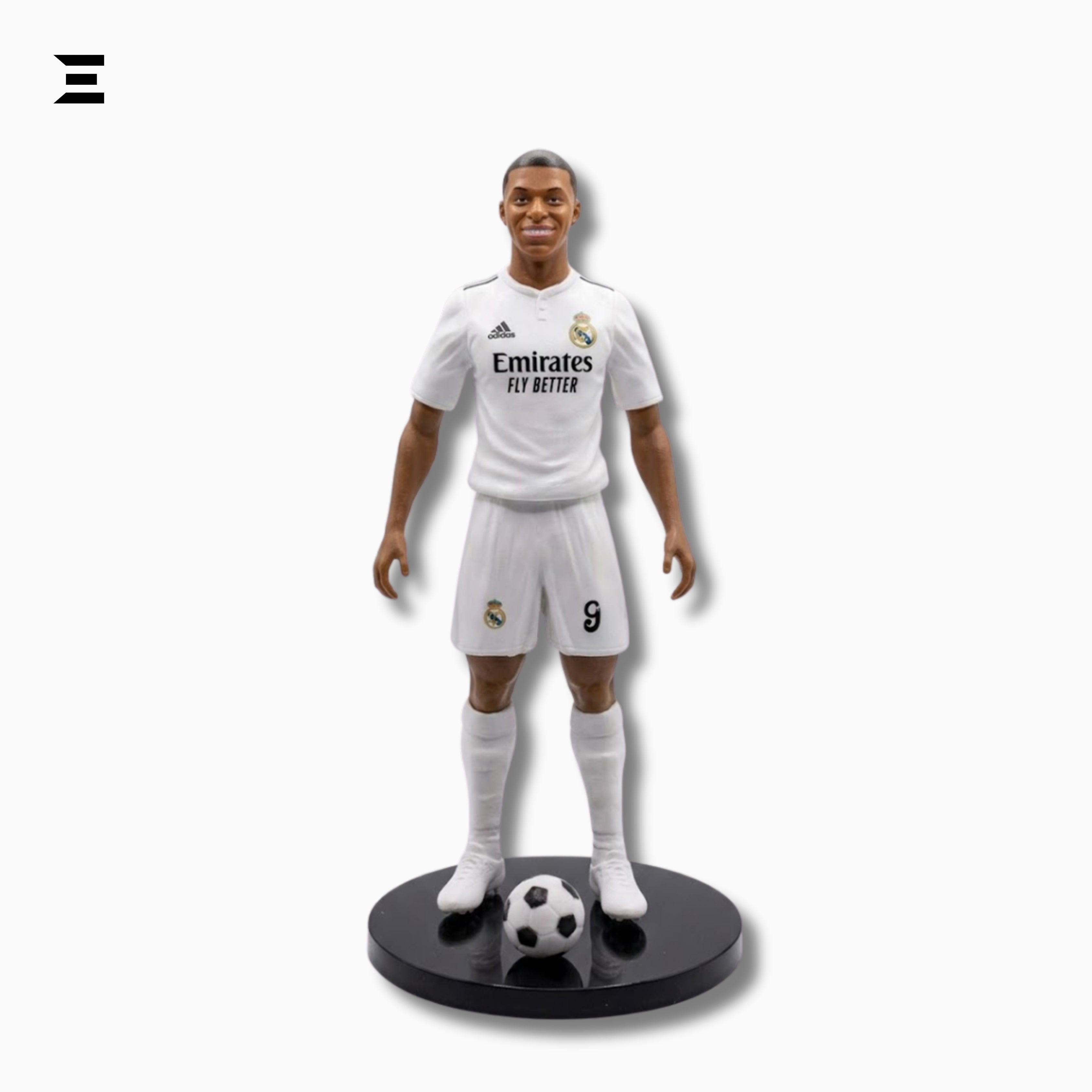 Kylian Mbappé #9 Real Madrid Collectible Football Figure – 8 Inch Sports Figurine | IBRELIA™ IBRELIA