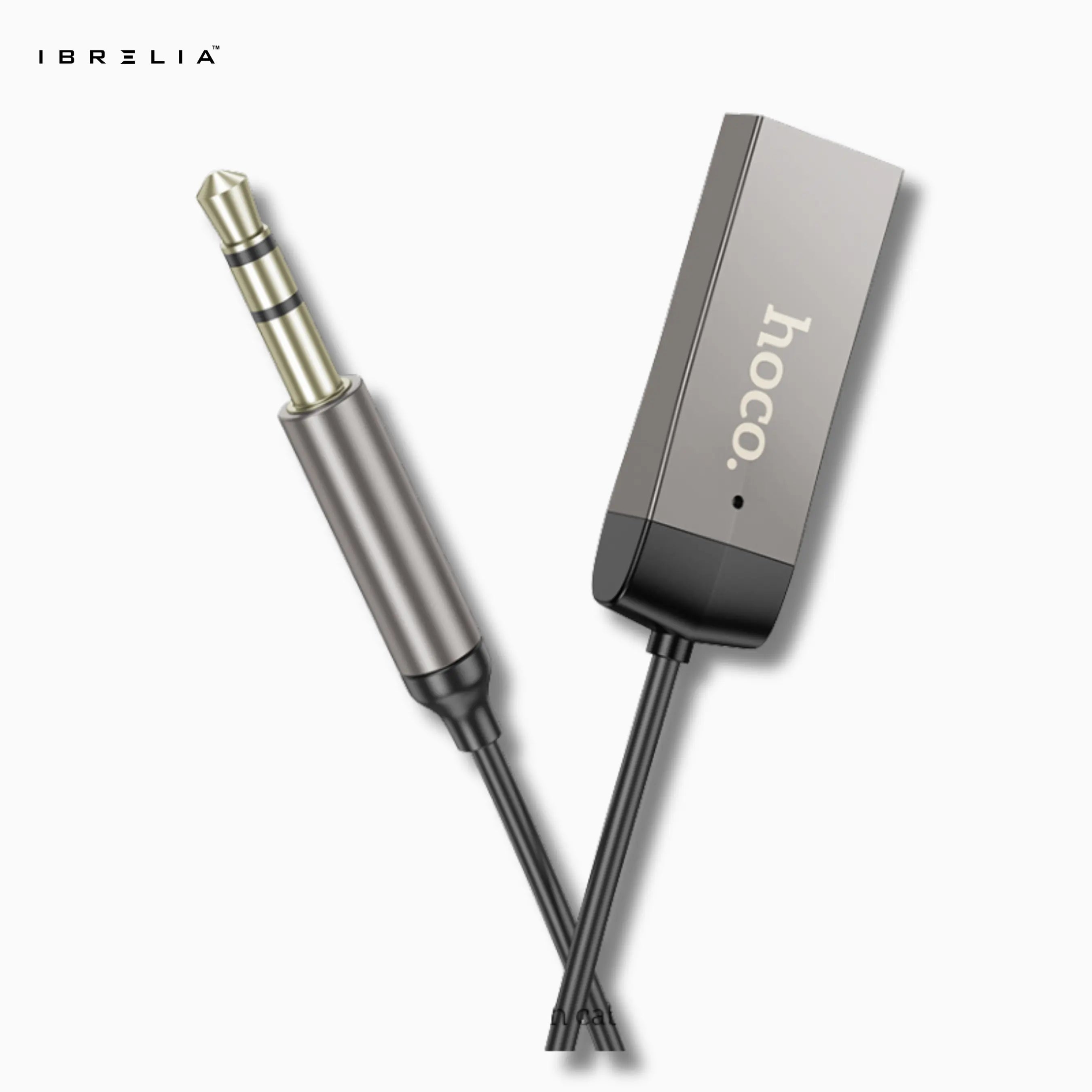 HOCO E78 In-Car Bluetooth AUX Audio Receiver – USB Powered Wireless Adapter | IBRELIA™ IBRELIA