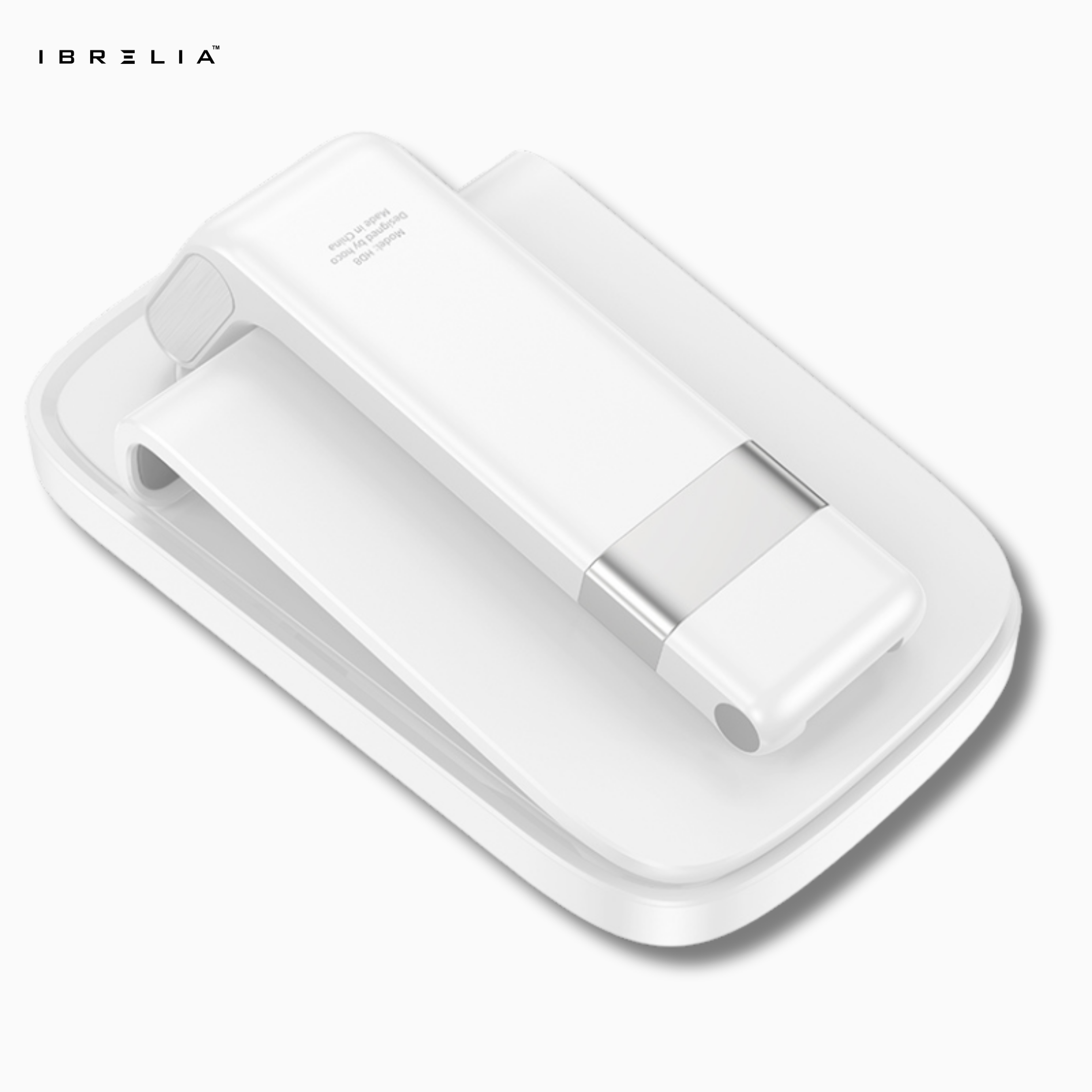 HOCO HD8 – Folding & Retractable Phone Desktop Stand – Premium Adjustable Holder (Black/White) – HOCO | IBRELIA™