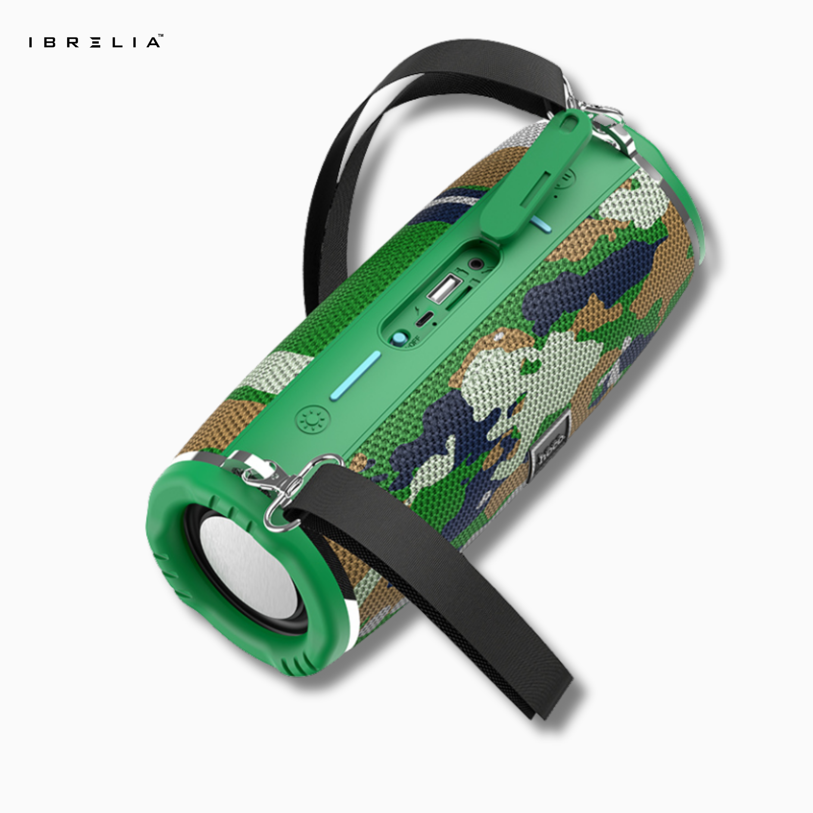 HOCO HC12 Sports BT Speaker – Powerful Dual 5W Portable Wireless Speaker with Colorful Lights | IBRELIA™