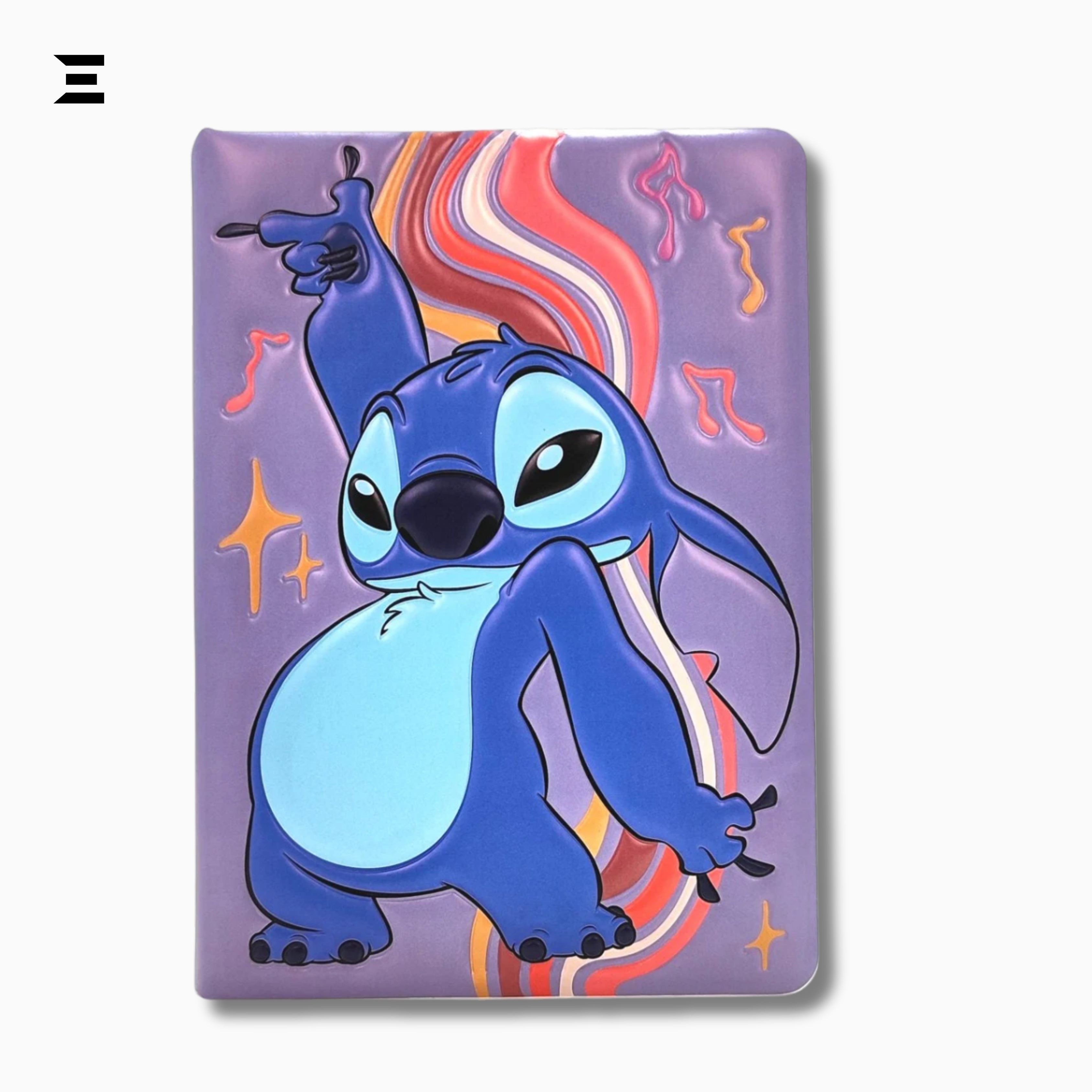 Disney Stitch 3D Cover A5 Notebook – 80 Sheets Premium Writing Notebook | IBRELIA™