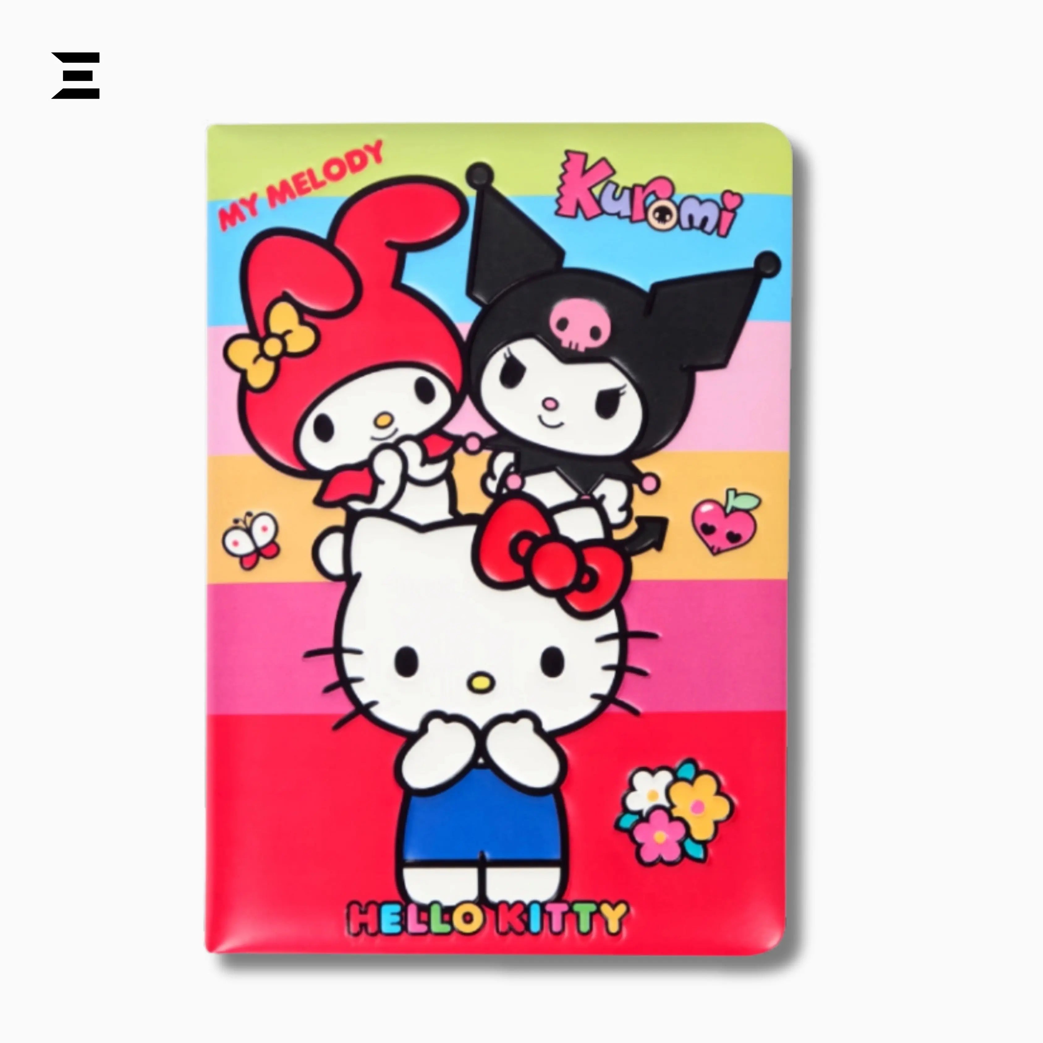 Hello Kitty & Friends 3D Cover A5 Notebook – 80 Sheets Premium Writing Notebook | IBRELIA™ IBRELIA