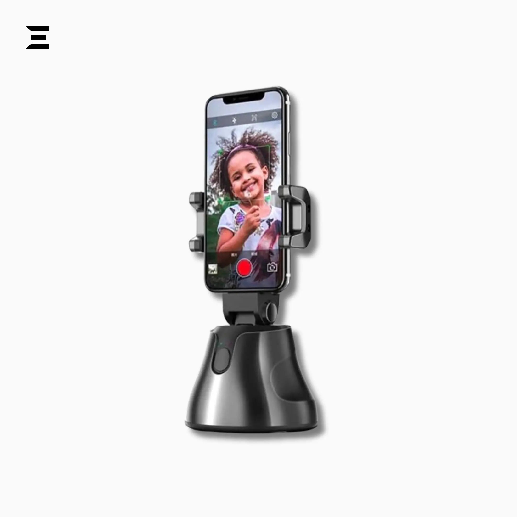 Apai Genie Smart Phone Holder – 360° Auto Face Tracking & Selfie Stick for Live Streaming & Video (Black) - IBRELIA
