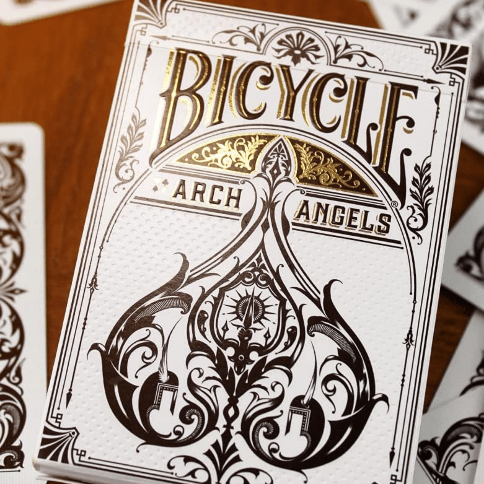 Bicycle® Archangels Playing Cards – Gold & White Edition | IBRELIA™ Collectibles - IBRELIA