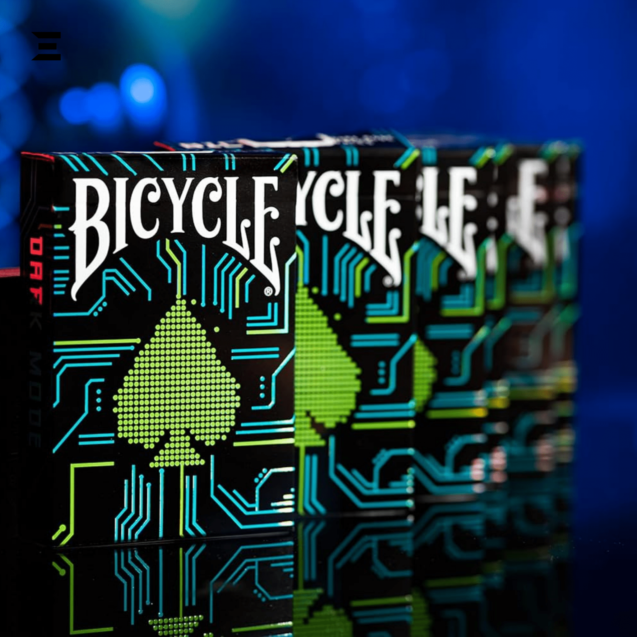 Bicycle® Dark Mode Playing Cards – Neon Tech Edition (Limited Release) | IBRELIA™ Collectibles - IBRELIA