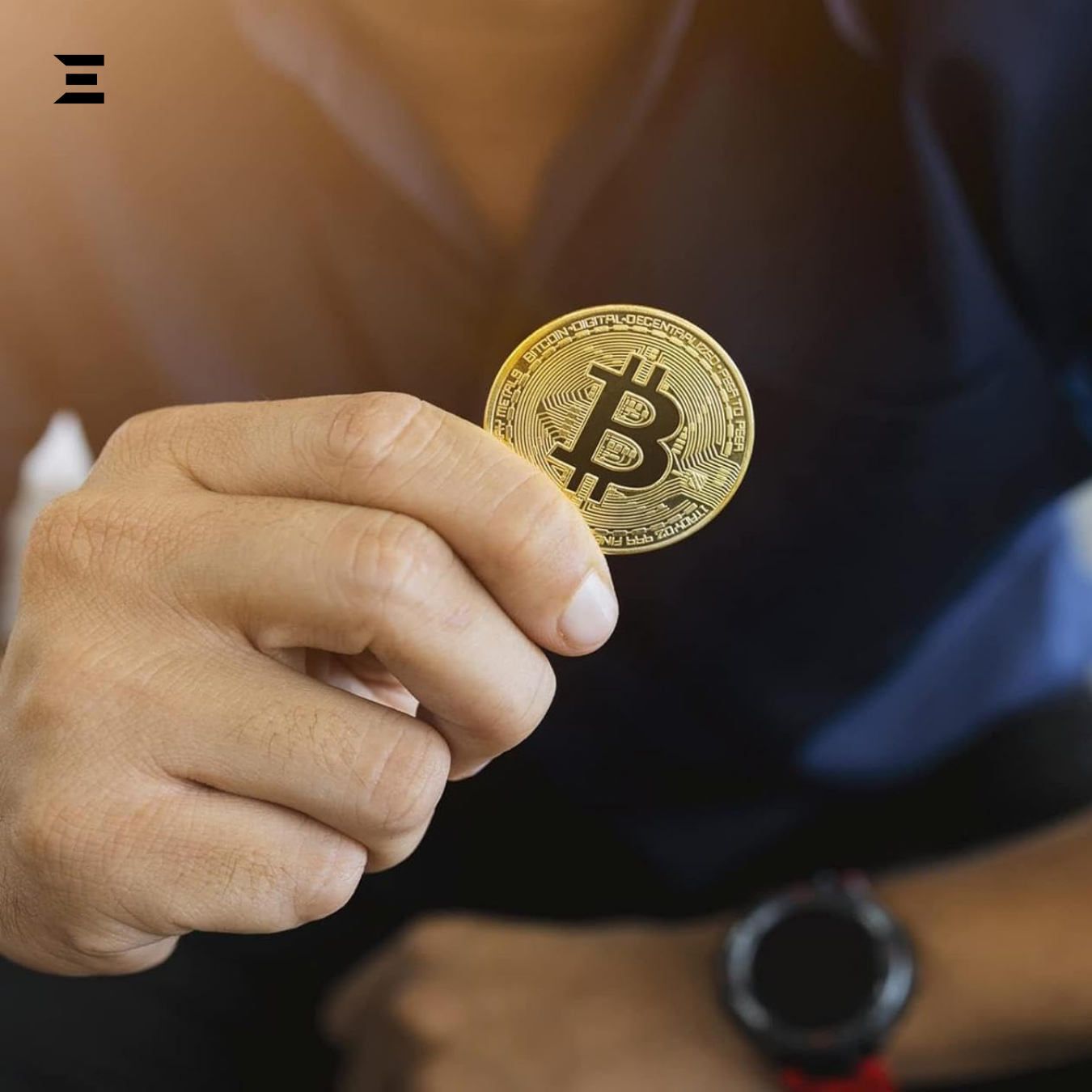 Gold Bitcoin Collectible Coin – 24K Gold Plated Limited Edition with Case IBRELIA