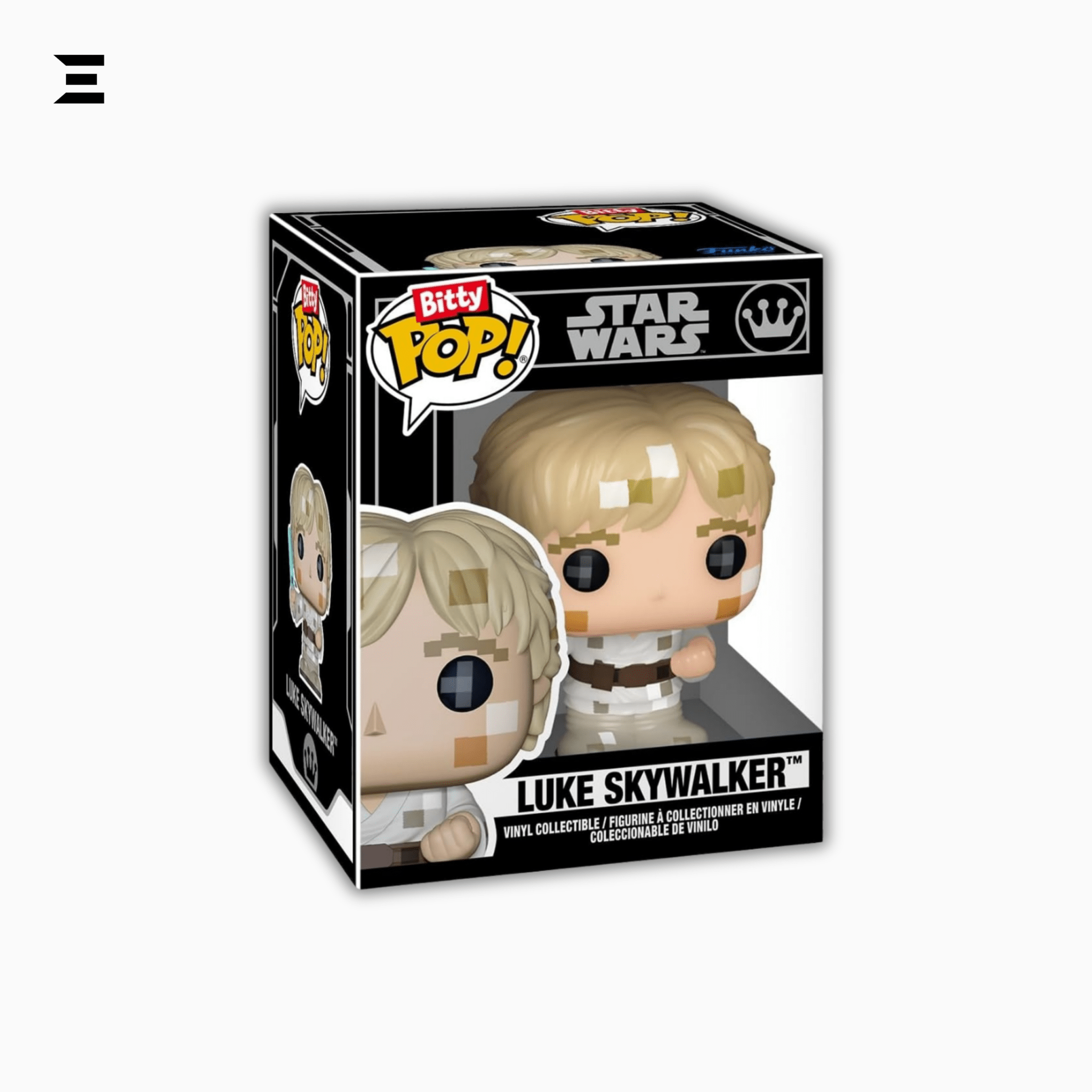 Bitty Pop! Star Wars Luke Skywalker (8 - Bit Arcade Cabinet Display) – Retro Collector’s Edition | IBRELIA™ Collectibles - IBRELIA