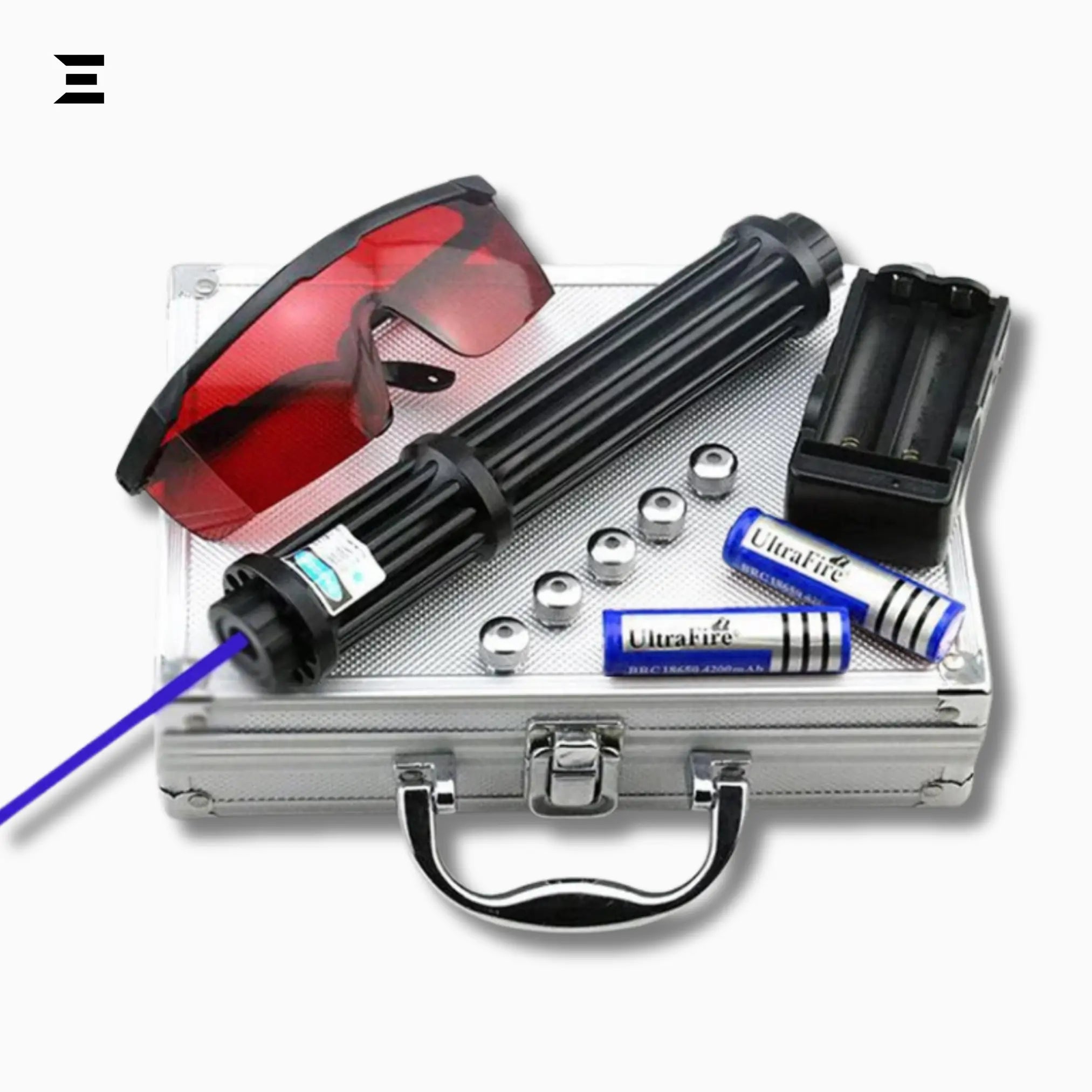 High - Power Blue Laser Pointer Kit – 500mW 450nm Heavy Duty - IBRELIA