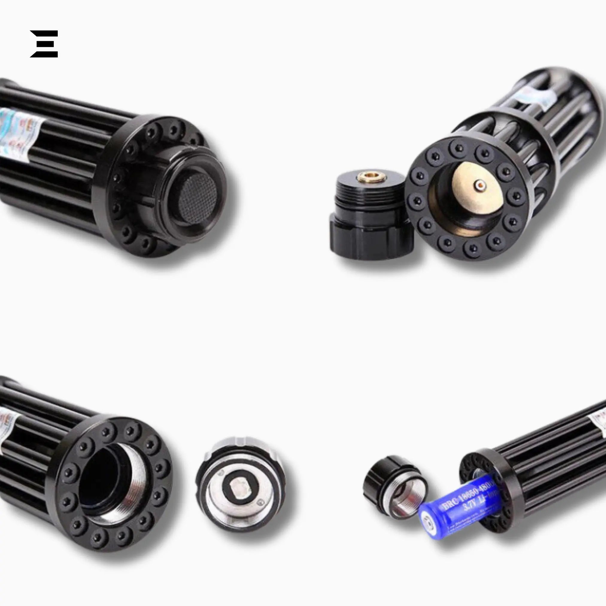 High - Power Blue Laser Pointer Kit – 500mW 450nm Heavy Duty - IBRELIA