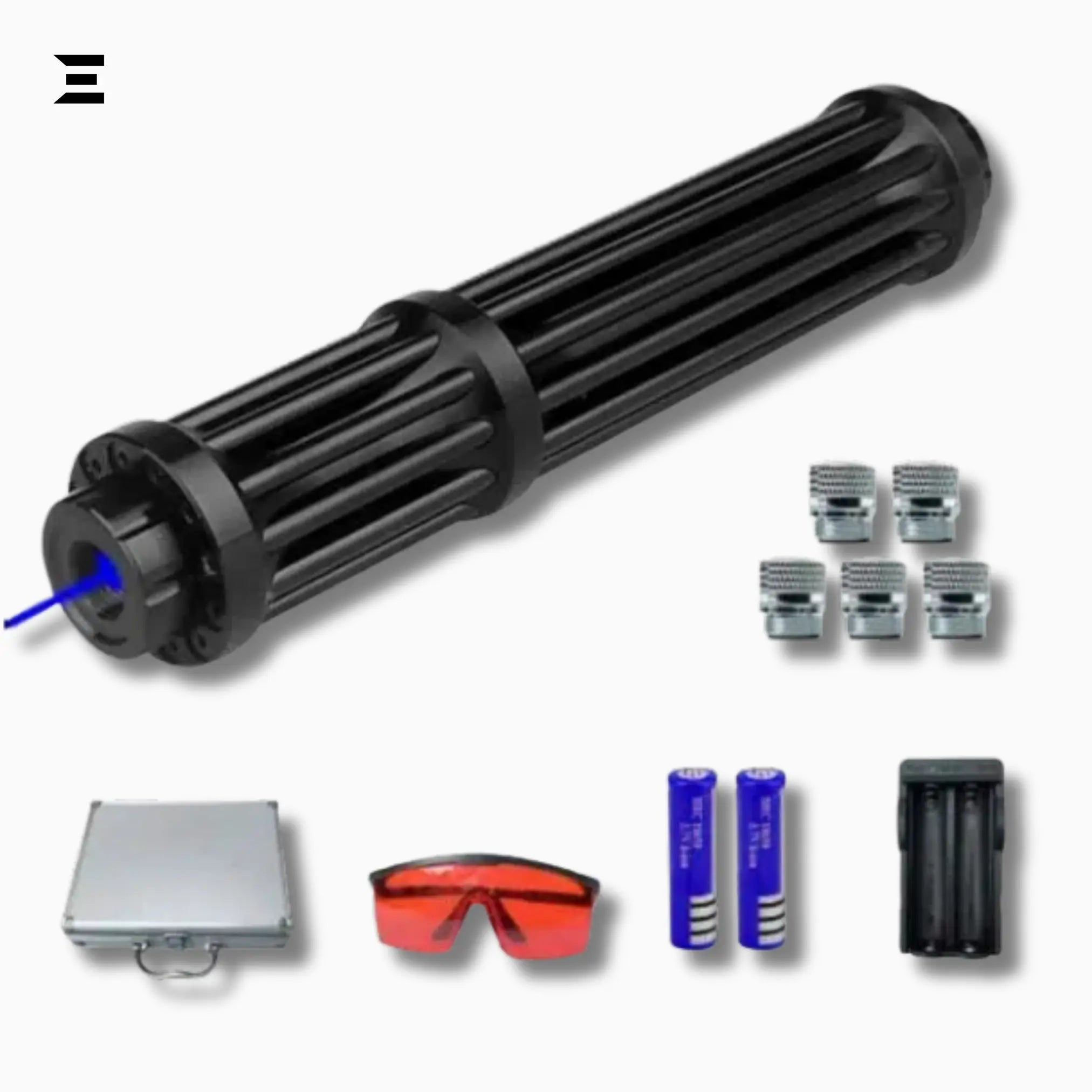 High - Power Blue Laser Pointer Kit – 500mW 450nm Heavy Duty - IBRELIA