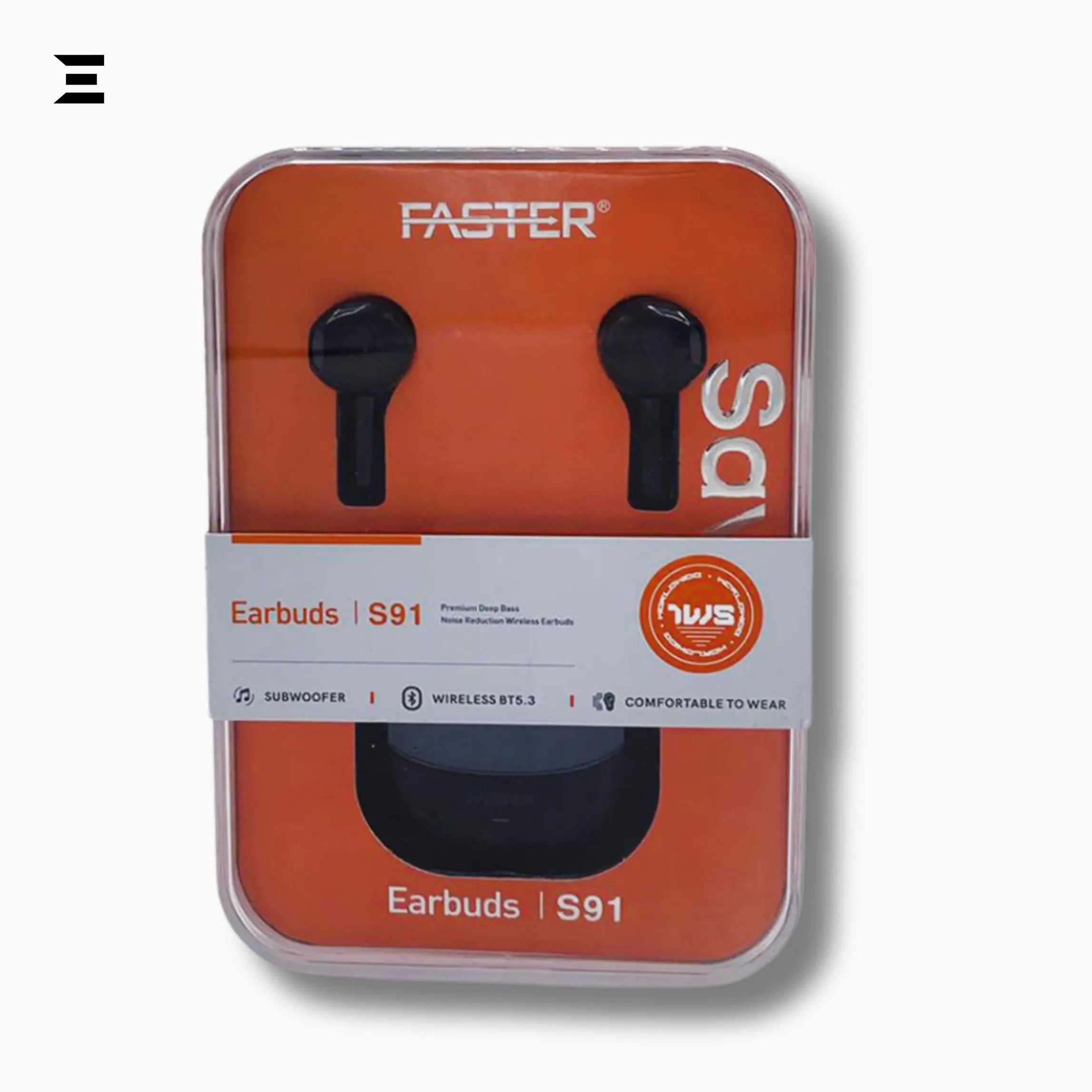 Faster S91 Saver Buds – ANC Earbuds, 36H Playtime, Gaming Mode, IPX4 - IBRELIA