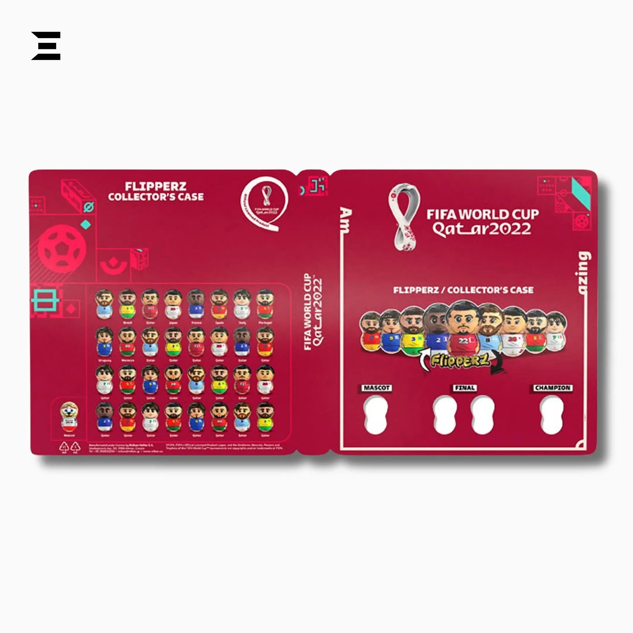 FIFA World Cup Qatar 2022 Flipperz Collector’s Case – Official Licensed Product - IBRELIA