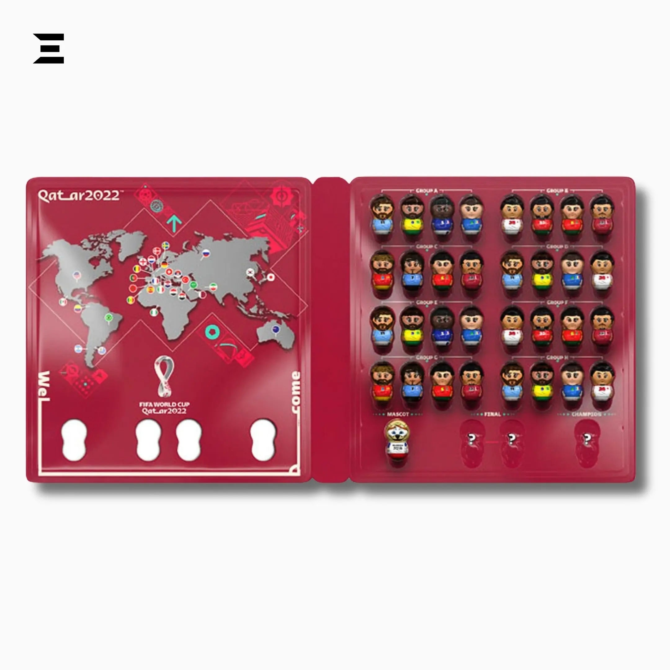 FIFA World Cup Qatar 2022 Flipperz Collector’s Case – Official Licensed Product - IBRELIA