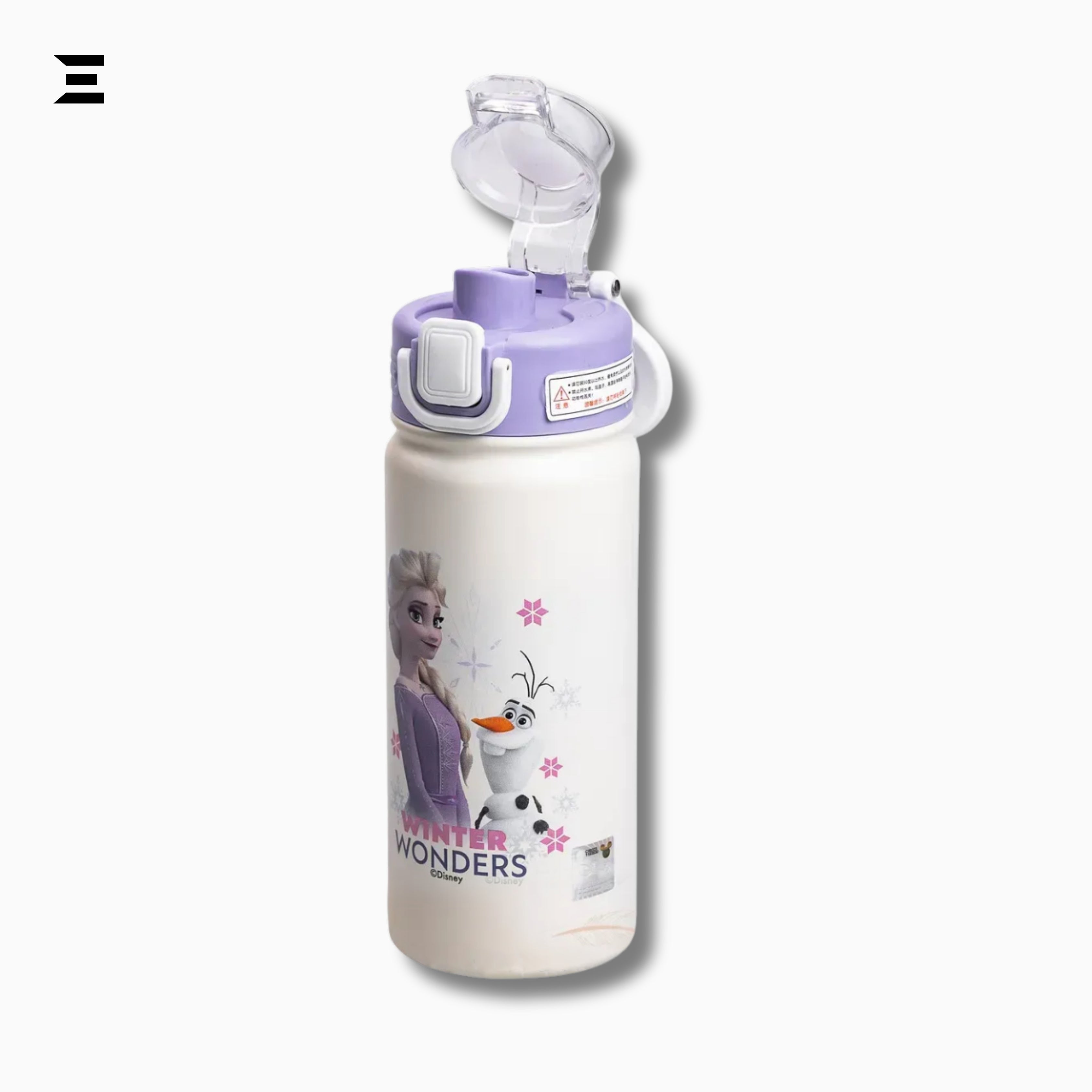 Disney Frozen Kids Water Bottle 500ml – Elsa & Olaf Stainless Steel Flask | IBRELIA™