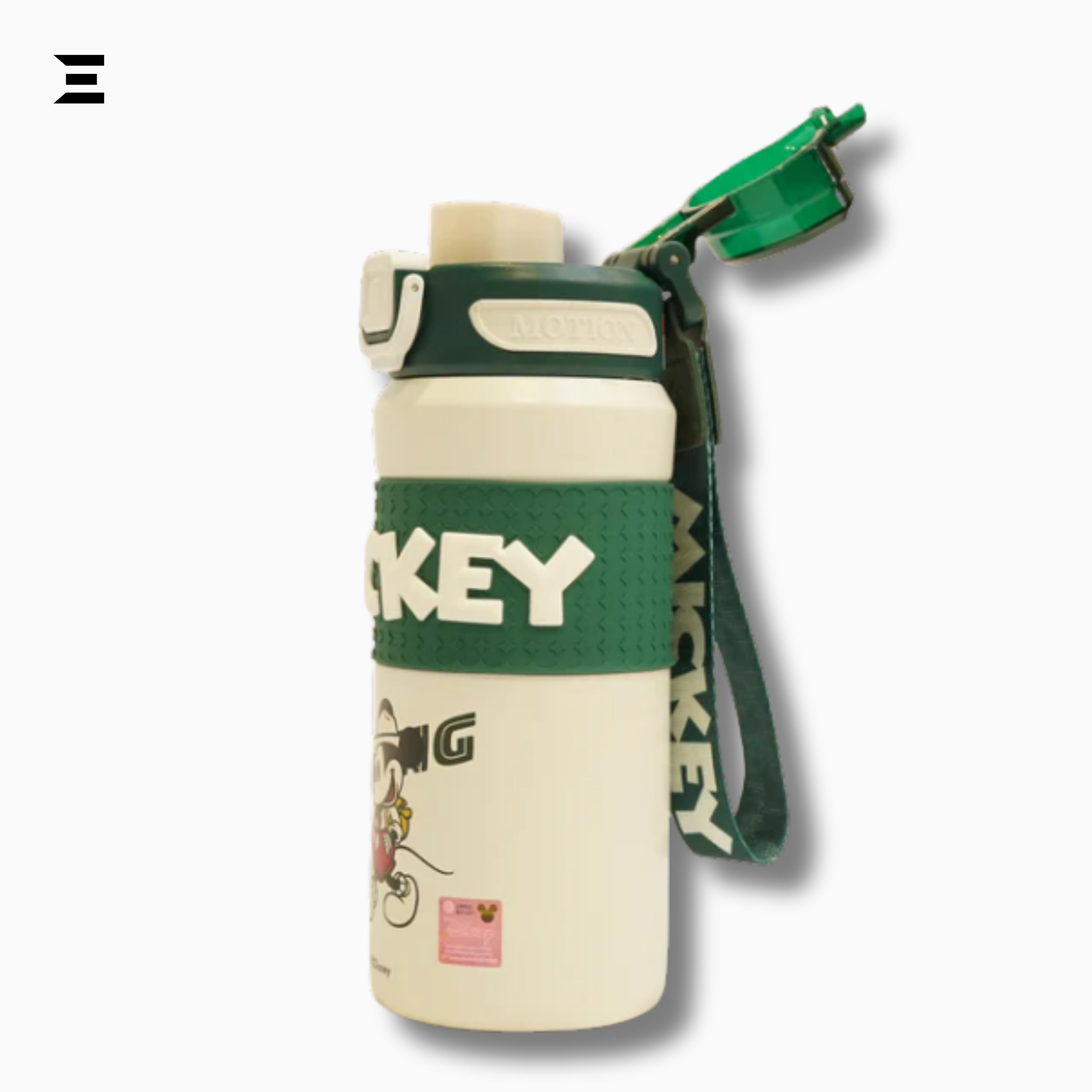 Disney Mickey Mouse Kids Water Bottle 550ml – Flip Lid Straw Bottle | IBRELIA™