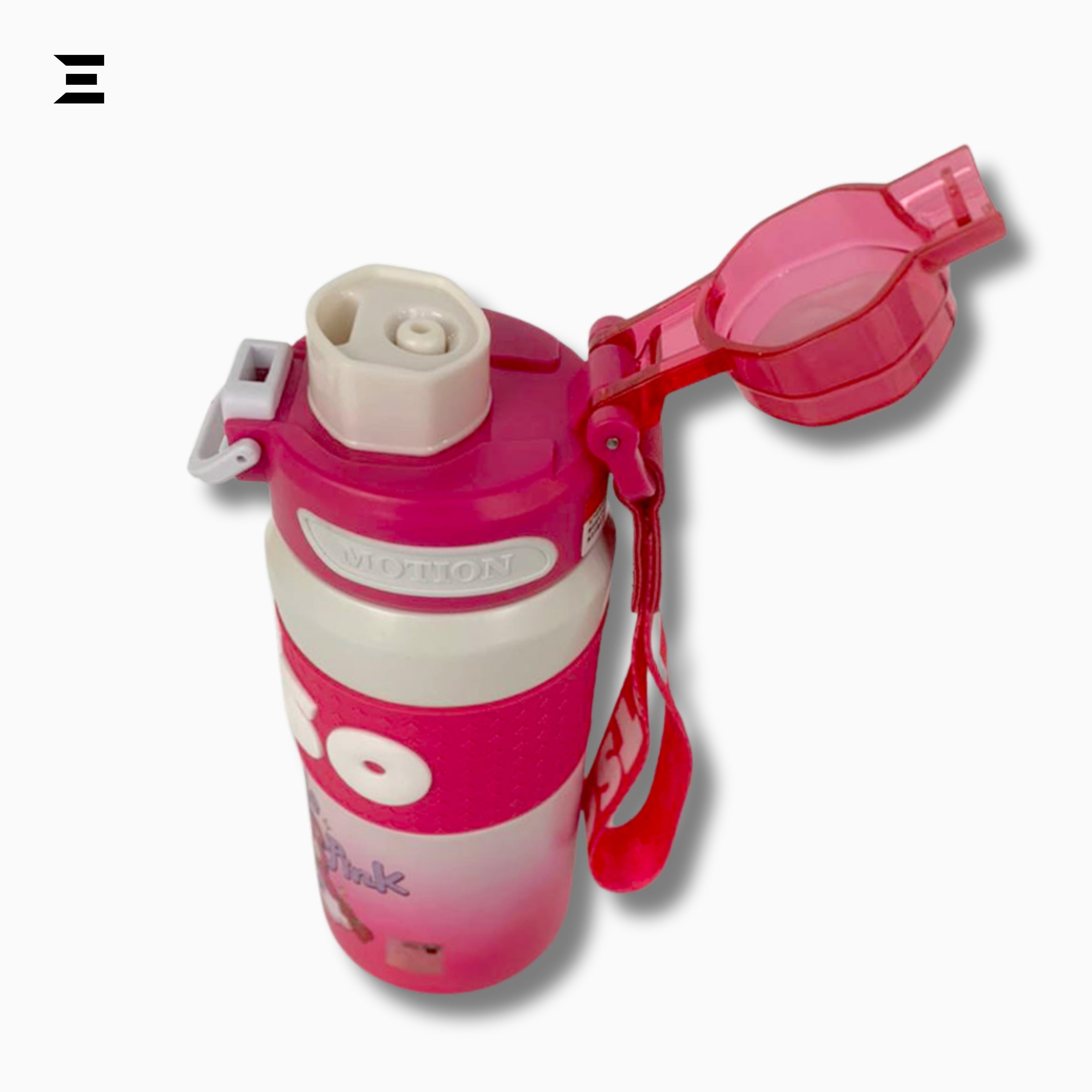 Disney Pixar Lotso Bear Kids Water Bottle 550ml – Flip Lid Straw Bottle | IBRELIA™