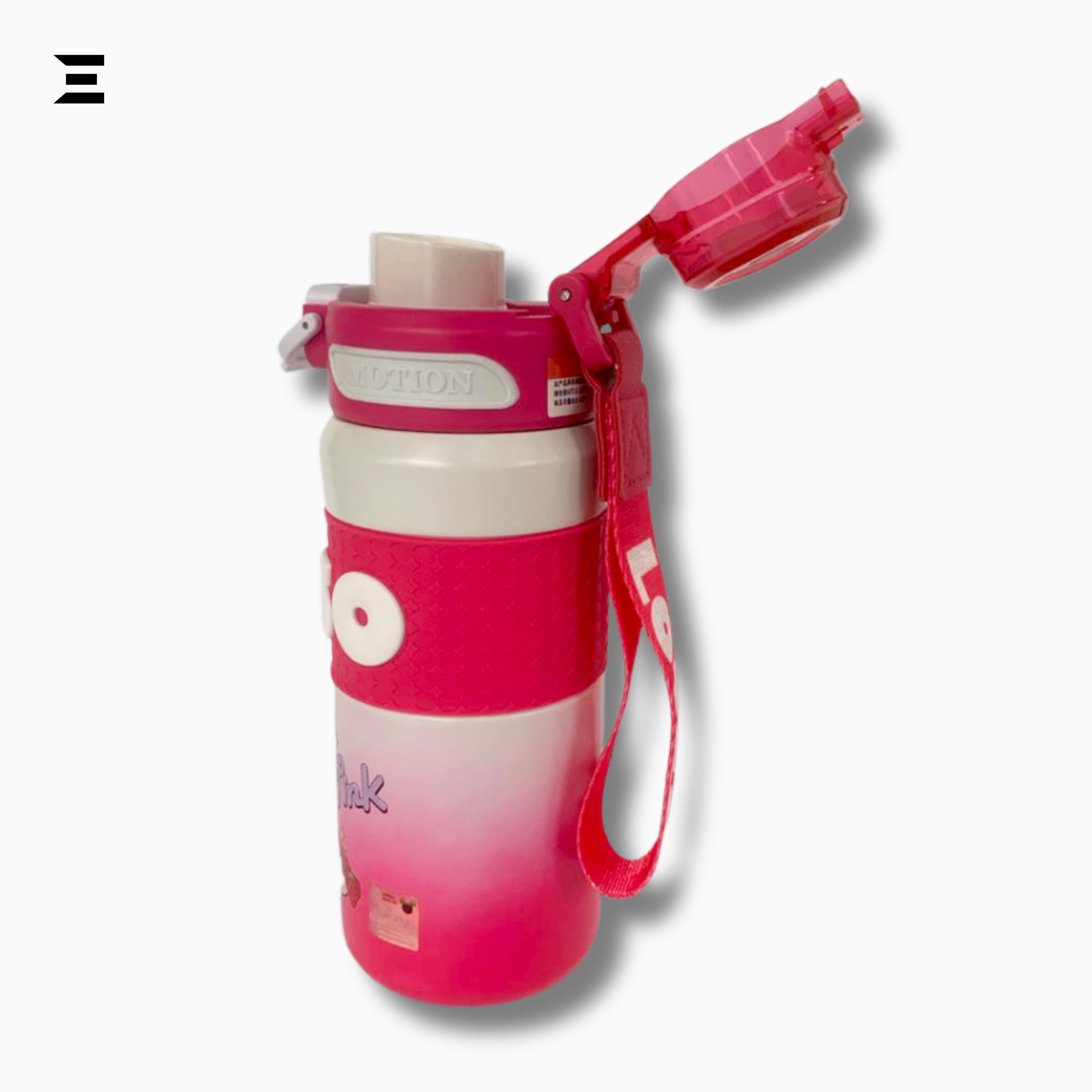 Disney Pixar Lotso Bear Kids Water Bottle 550ml – Flip Lid Straw Bottle | IBRELIA™