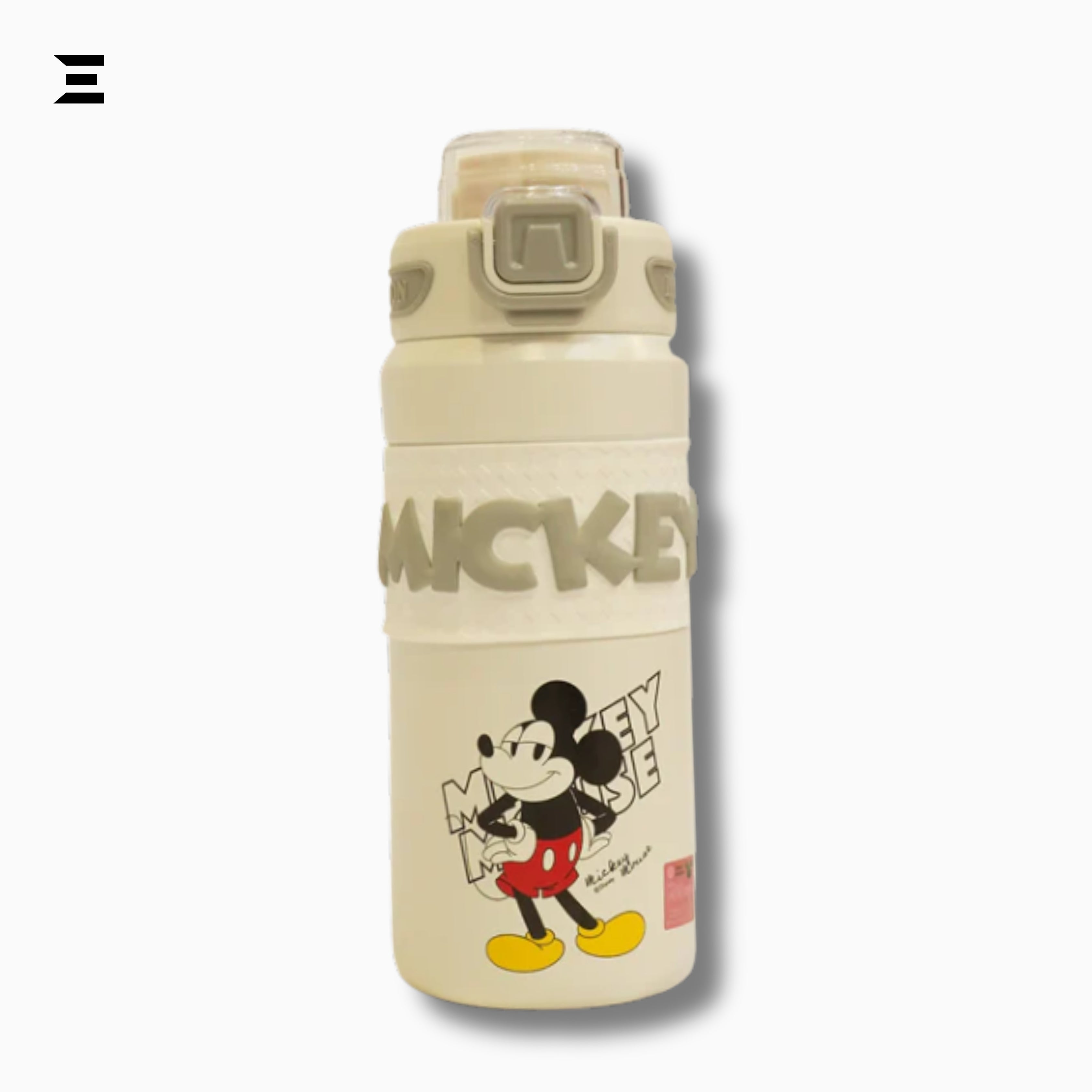 Disney Mickey Mouse Kids Water Bottle 550ml – Flip Lid Straw Bottle | IBRELIA™