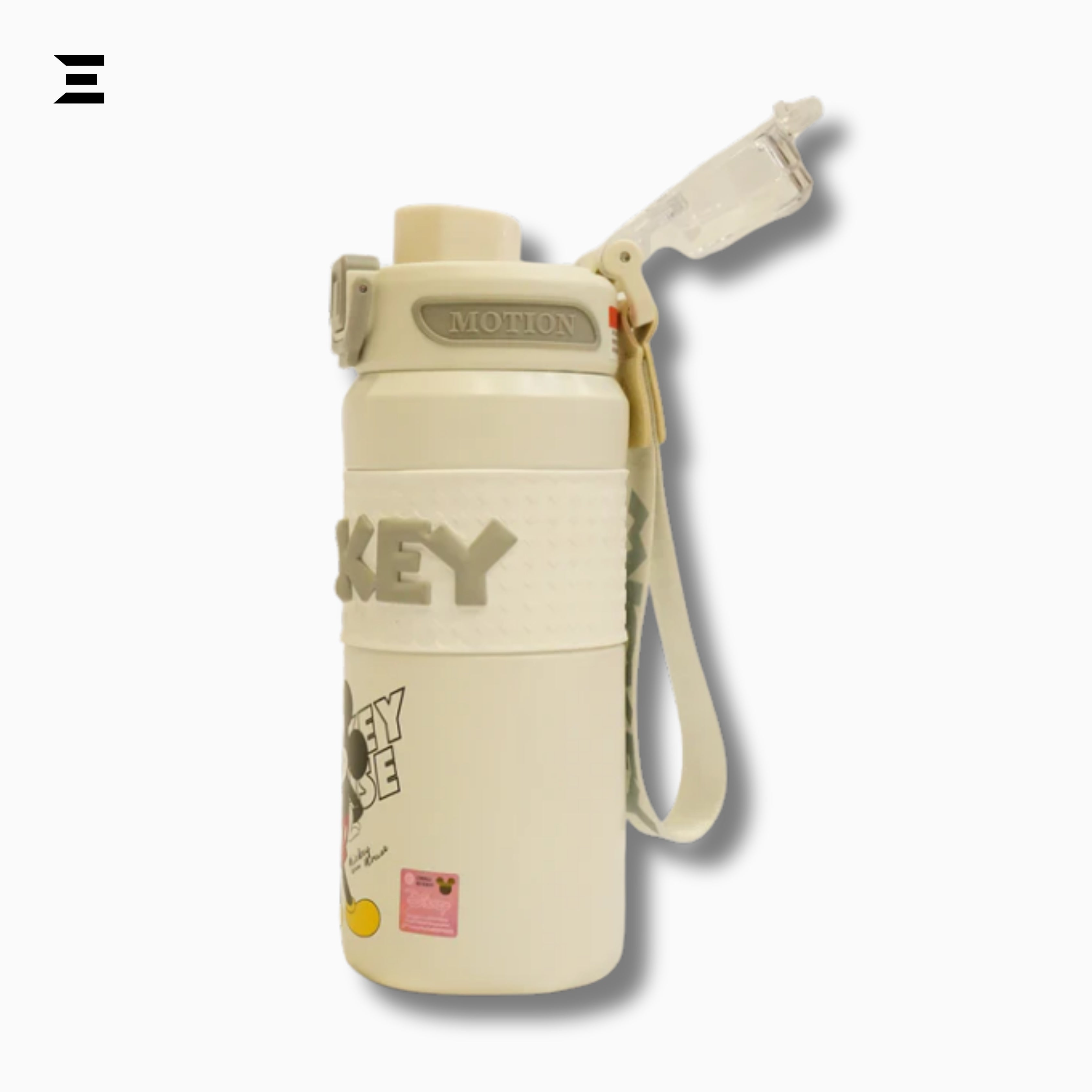 Disney Mickey Mouse Kids Water Bottle 550ml – Flip Lid Straw Bottle | IBRELIA™