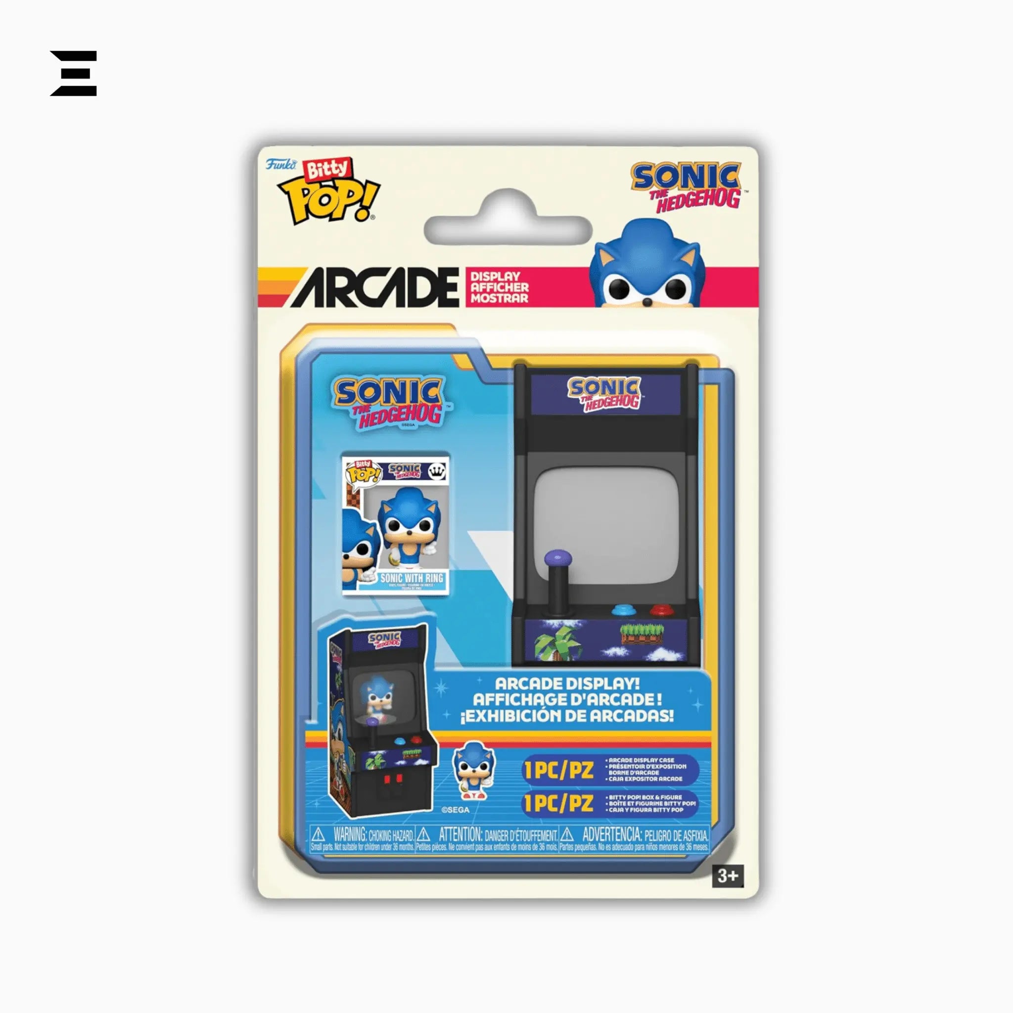 Bitty Pop! Sonic the Hedgehog (Arcade Cabinet Display) – Retro Speedster Collector’s Edition | IBRELIA™ Collectibles - IBRELIA