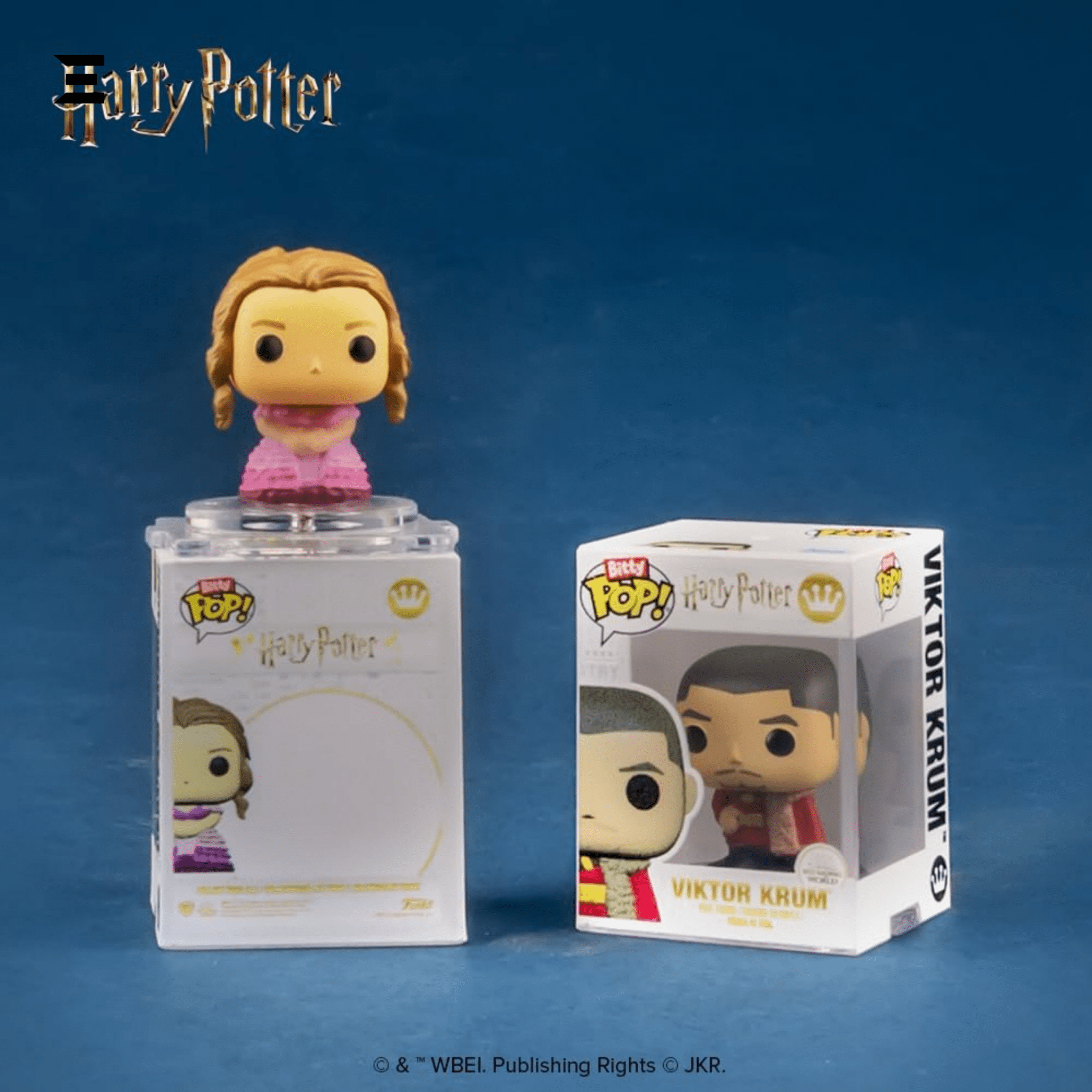 Funko Bitty Pop! Harry Potter 4 - Pack – Hermione Granger, Viktor Krum, Ginny Weasley & Mystery Mini | IBRELIA™ Collectibles - IBRELIA