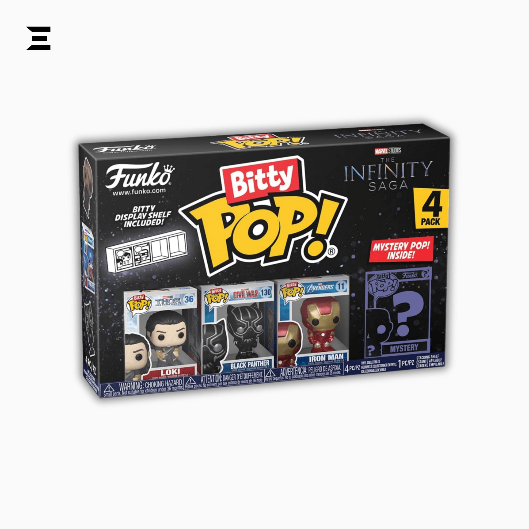 Funko Bitty Pop! Marvel 4 - Pack – Loki, Black Panther, Iron Man & Mystery Mini | IBRELIA™ Collectibles - IBRELIA