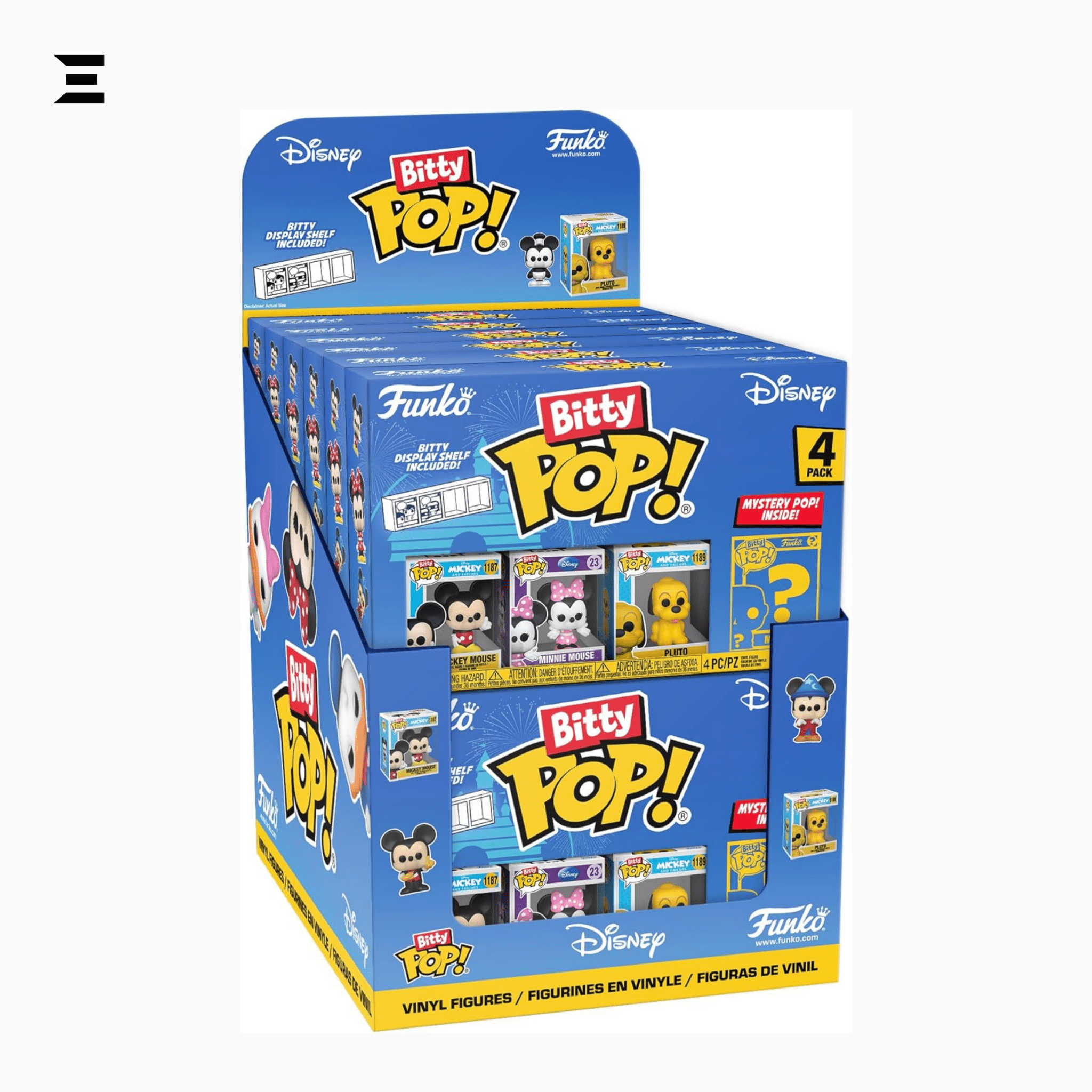 Funko Bitty Pop! Disney Classics 4 - Pack – Minnie Mouse, Daisy Duck, Donald Duck & Mystery Mini Figure | Complete Disney Character Line - Up | IBRELIA™ Collectibles - IBRELIA