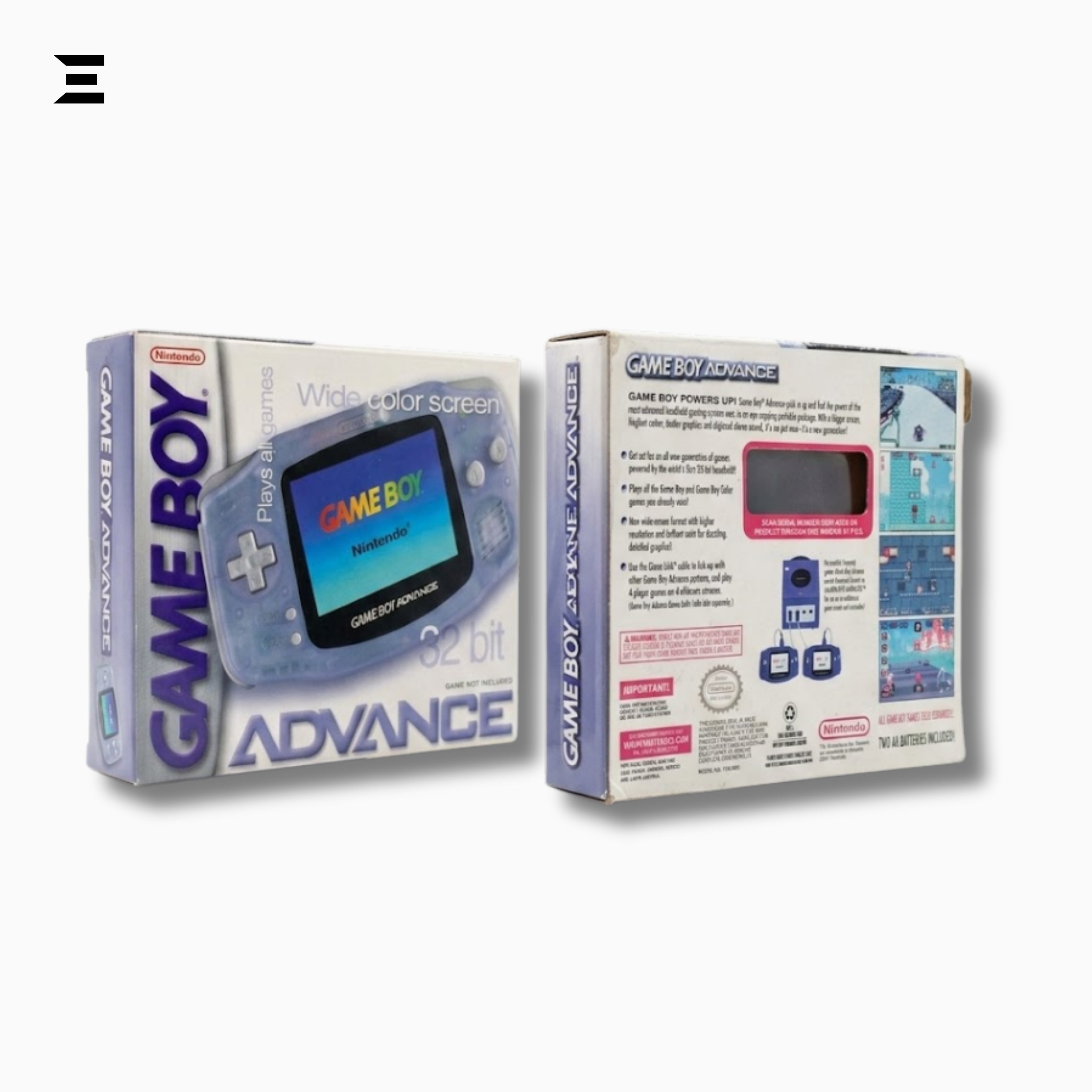 Nintendo Game Boy Advance Glacier (Brand New Sealed) – AGB-001 32-Bit Retro Handheld Console – New Old Stock Collectible