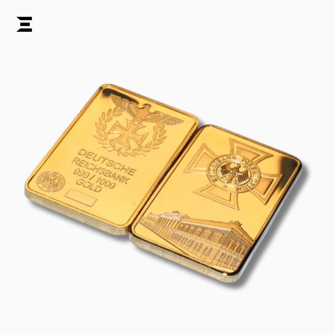 Deutsche Reichsbank Gold Plated Commemorative Nugget Bar – Collector’s Edition IBRELIA