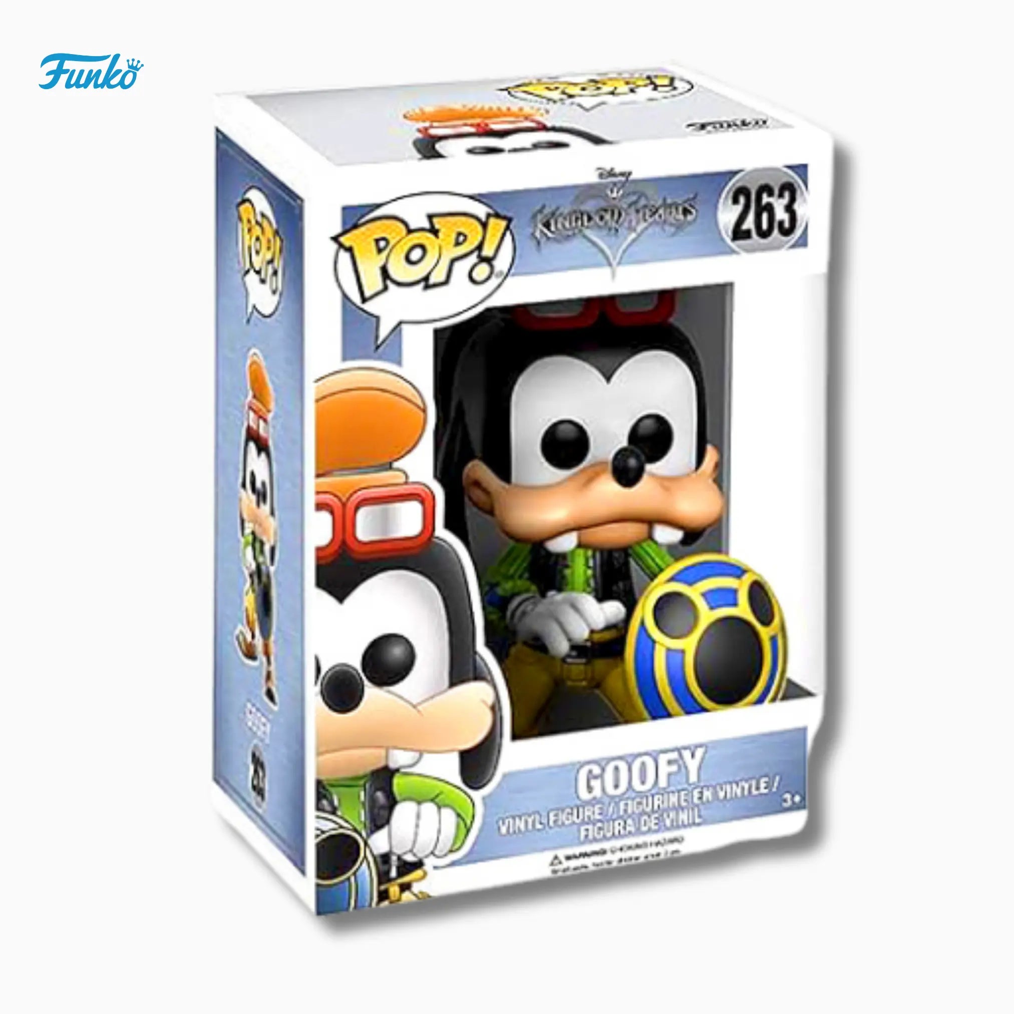 Funko Pop! Disney: Kingdom Hearts – Goofy 263 (4 - Inch Vinyl Figure) - IBRELIA